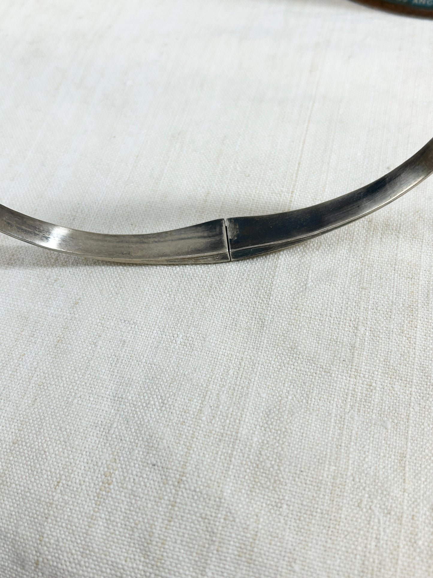 Vintage 925Silver Choker MADE IN MEXICO [I30215]