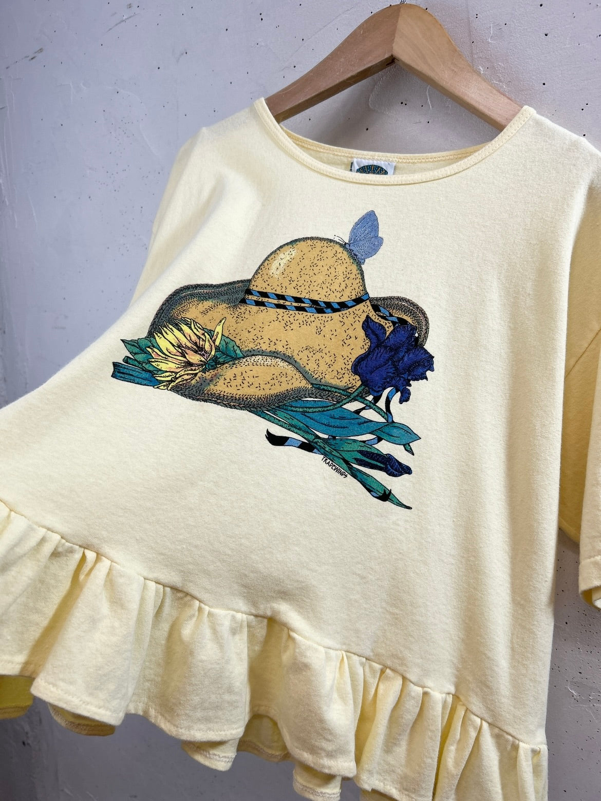 Vintage T Shirt 〜Funny dot CRAZY〜 [E32266]