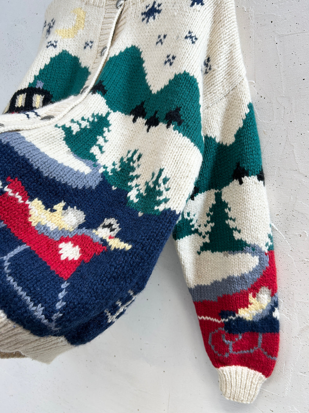 Vintage Knit Cardigan 〜Eddie Bauer〜 [J32440]