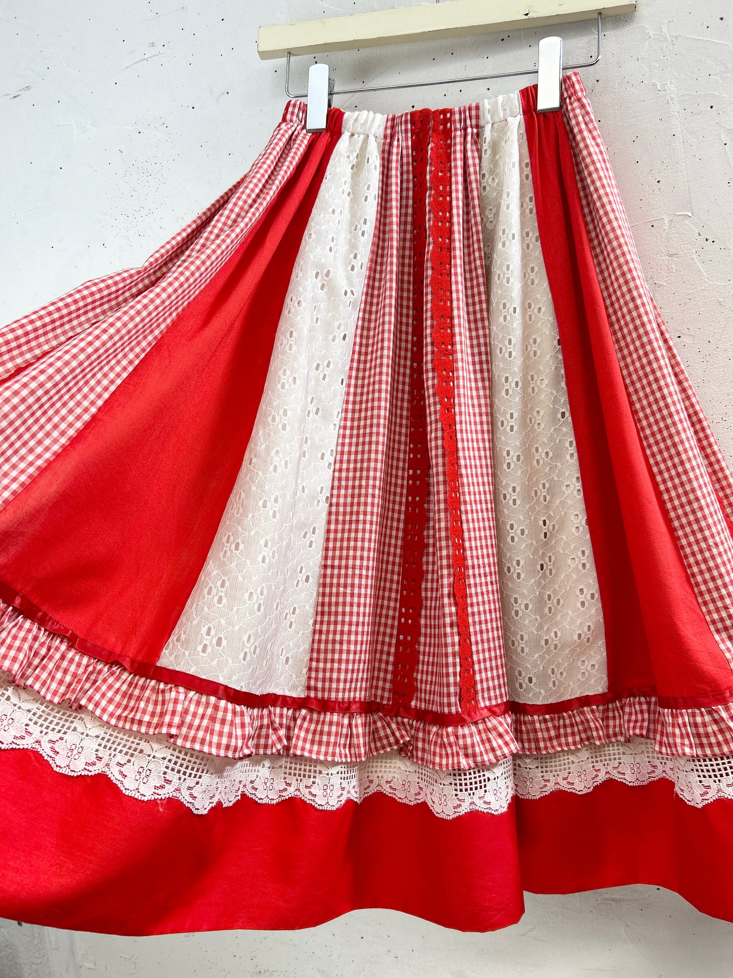 ’70s Vintage Skirt 〜carefree fashions〜 [H33376]