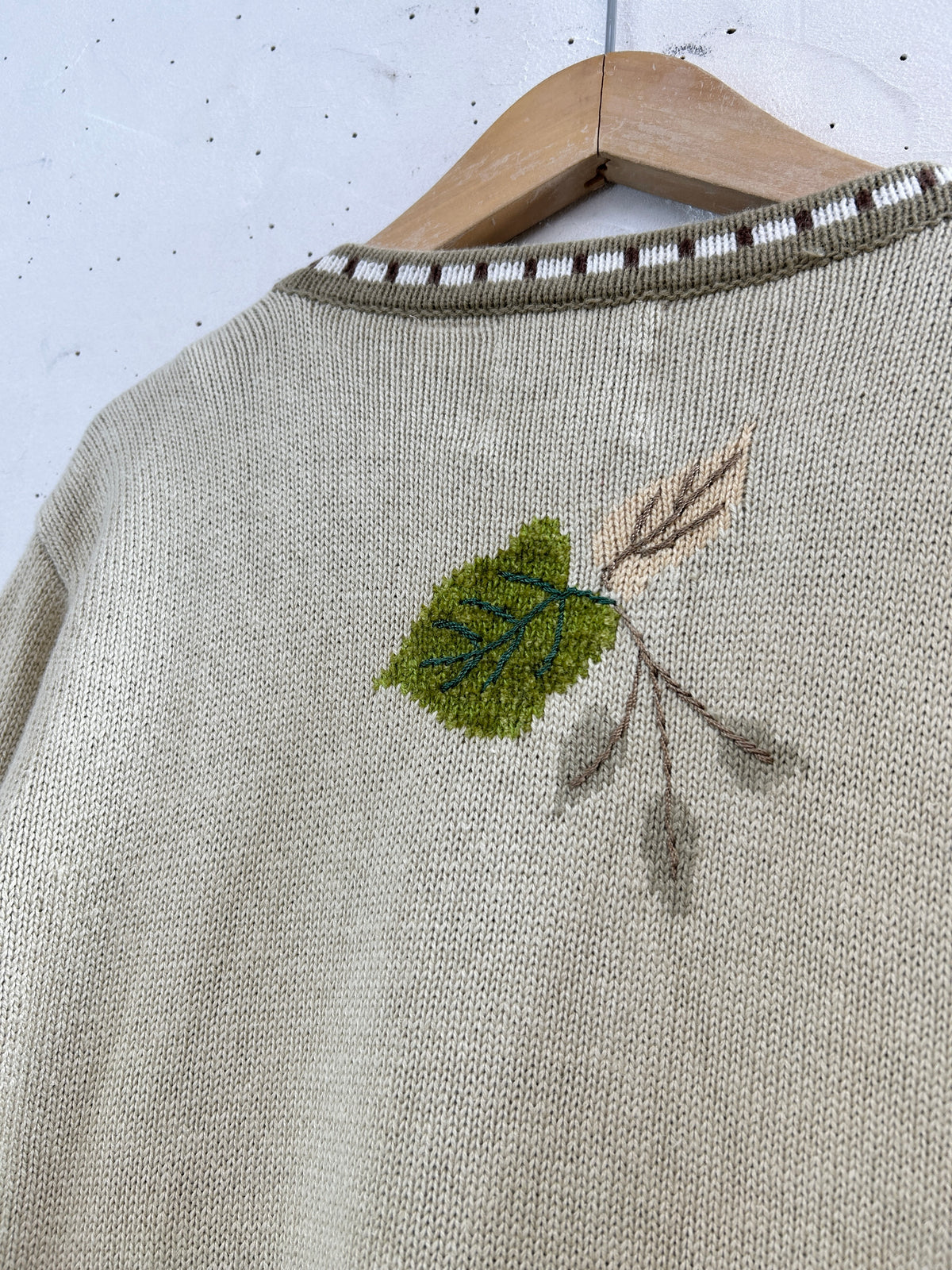 Vintage Cotton Knit Cardigan 〜Story Book Knits〜 [J34328]