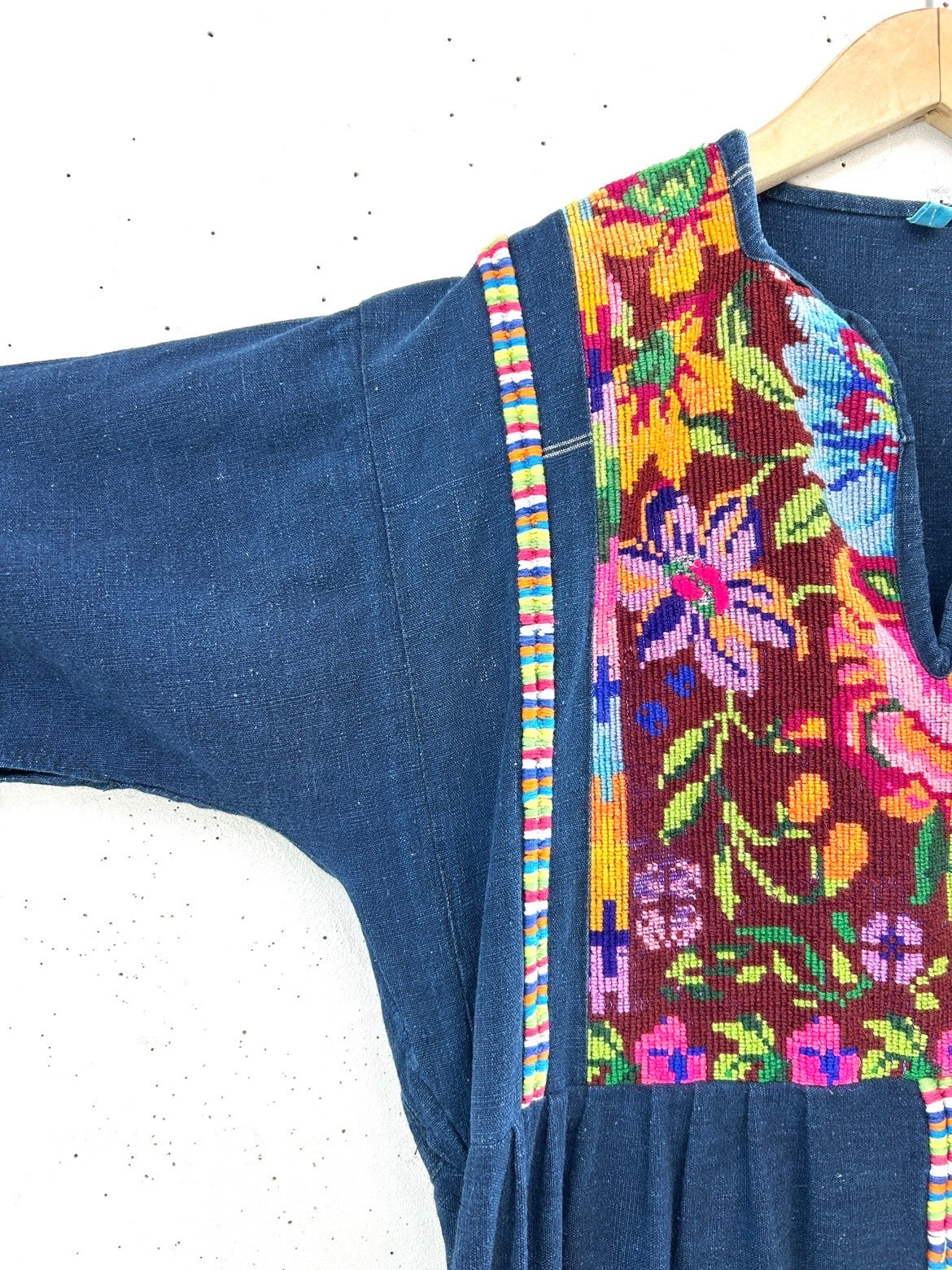 Vintage Guatemala Embroidery Dress[E32376]