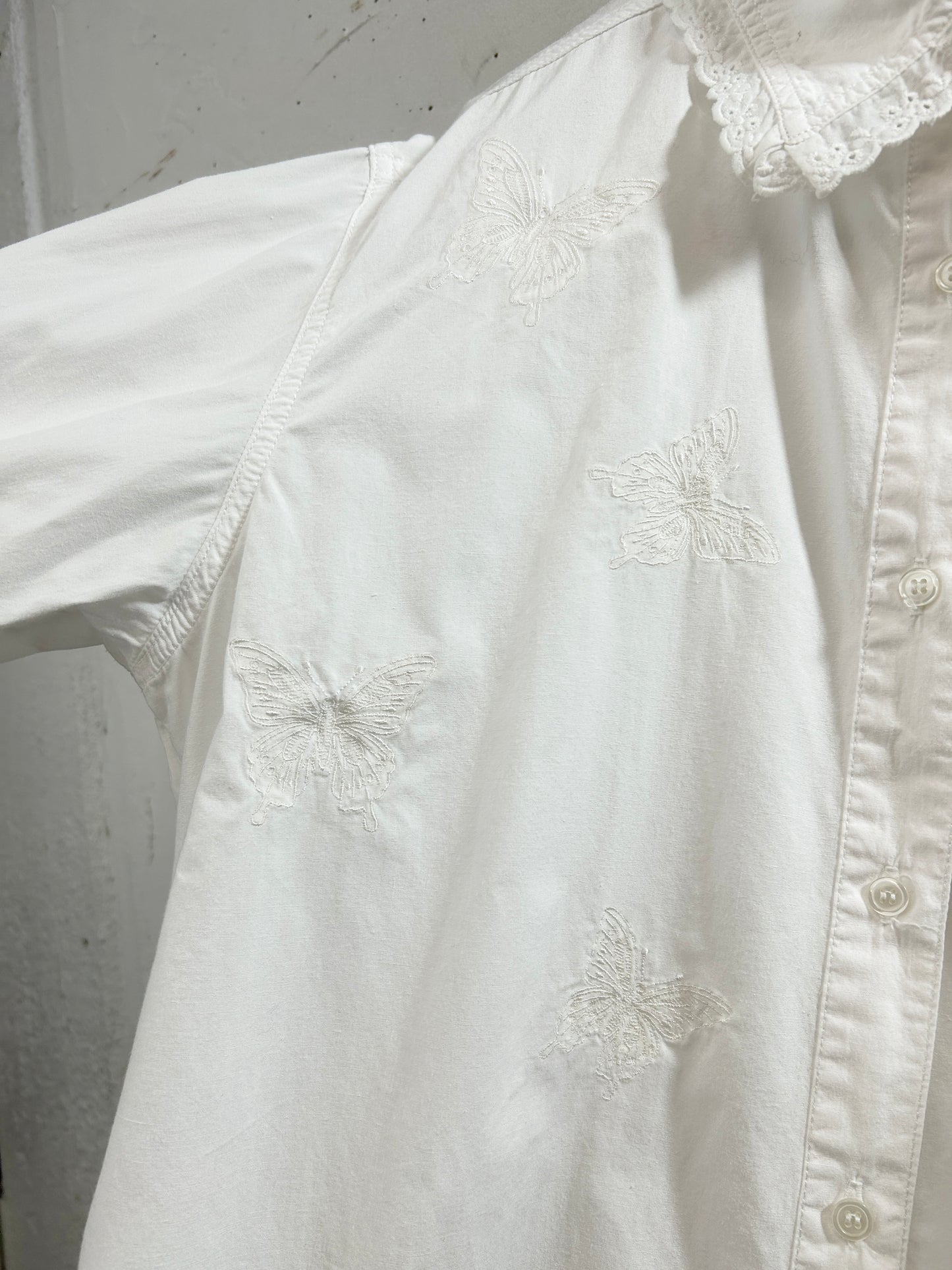 Vintage White Blouse [H33458]
