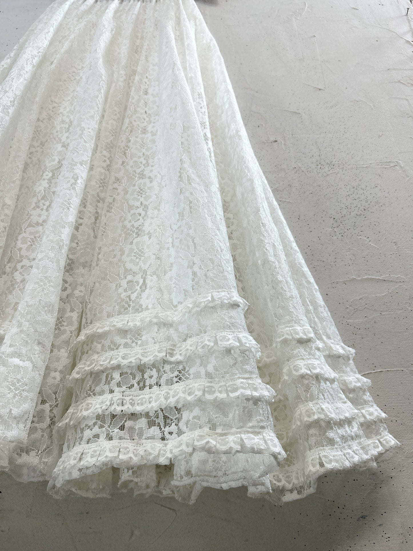 Vintage Lace Skirt [C31824]