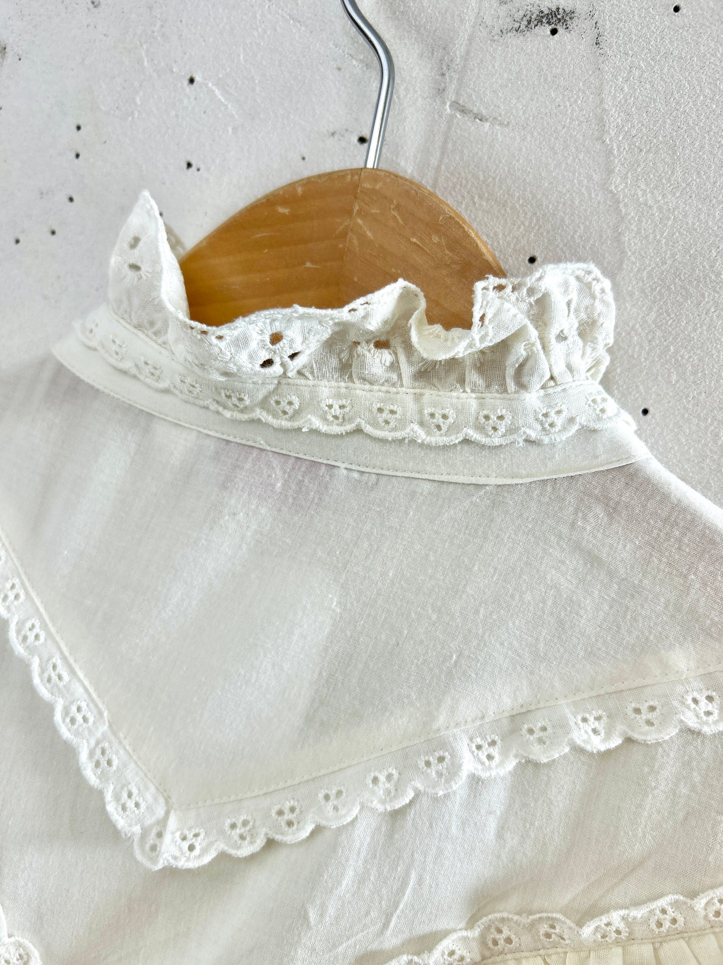 Vintage White Blouse [I30181]