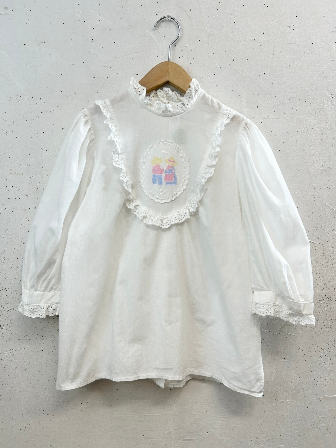 Vintage White Blouse [C31990]