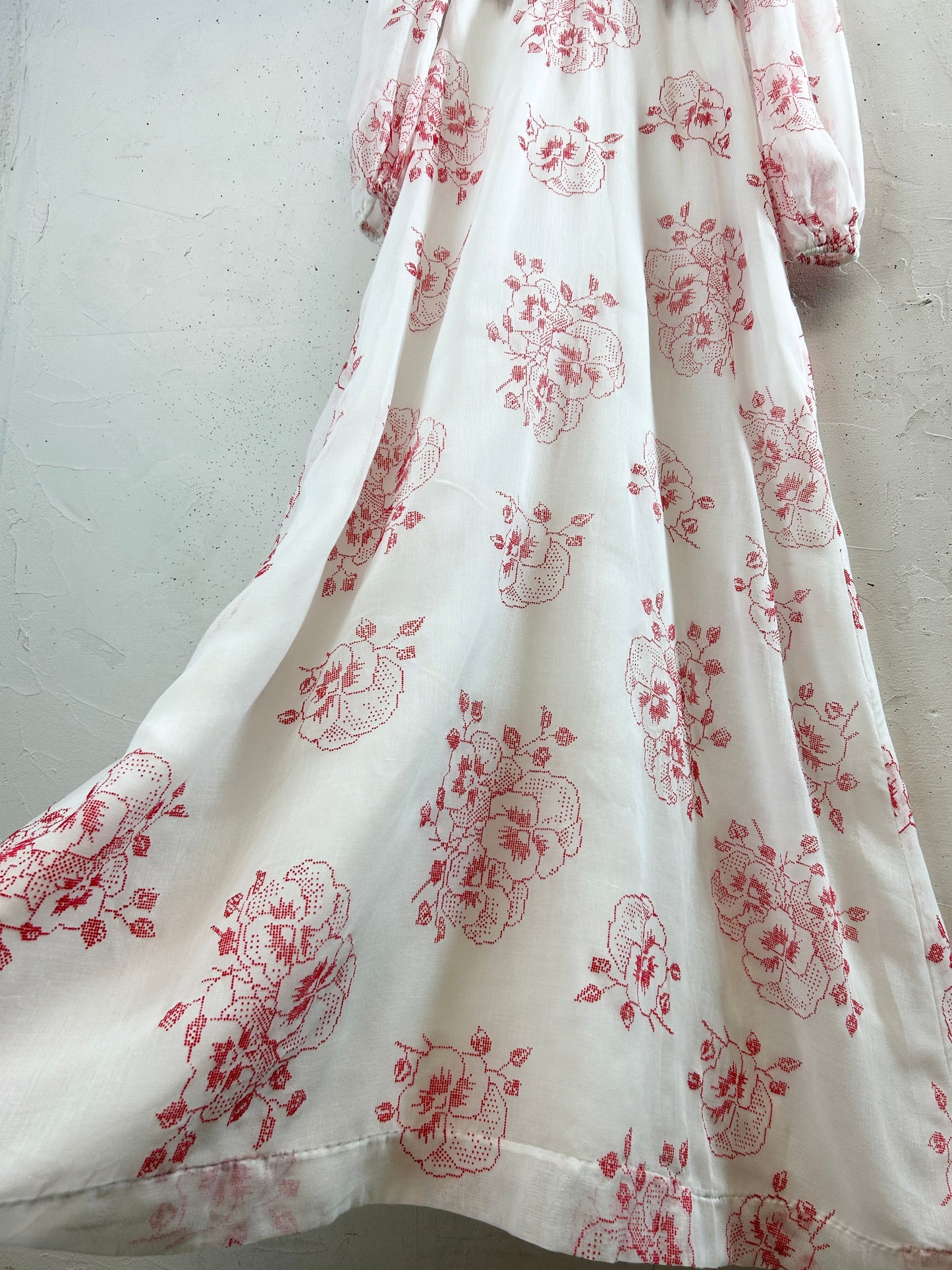 '70s Vintage Dress 〜Montgomery WARD〜 [J30638]