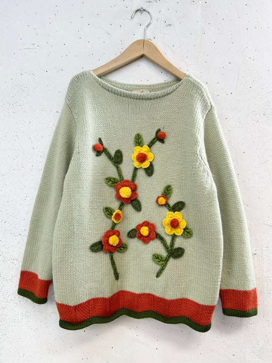 Vintage Knit Sweater [J34298]