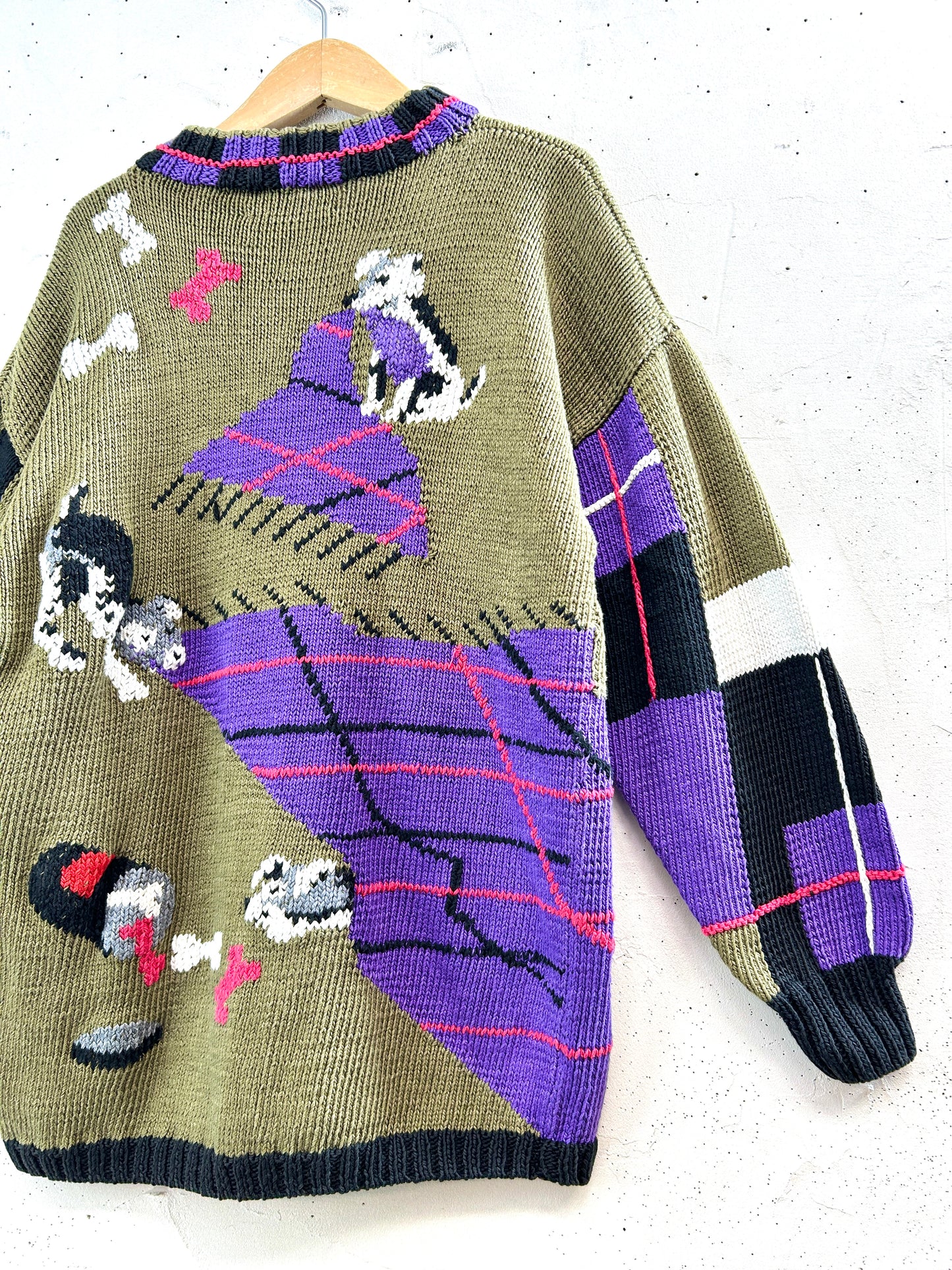 Vintage Cotton Hand Knit Sweater 〜BEREK〜 [L30998]