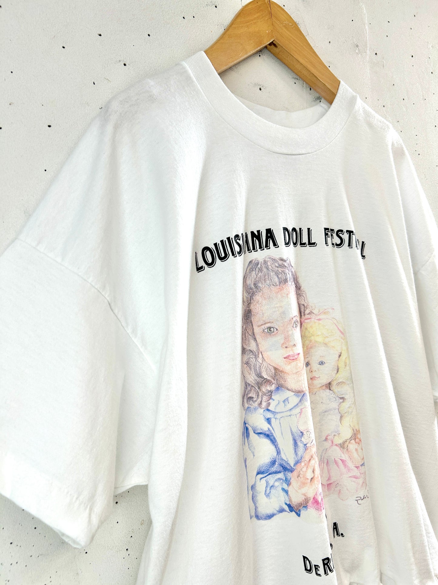 Vintage T Shirt 〜Funny dot CRAZY〜 [E32365]