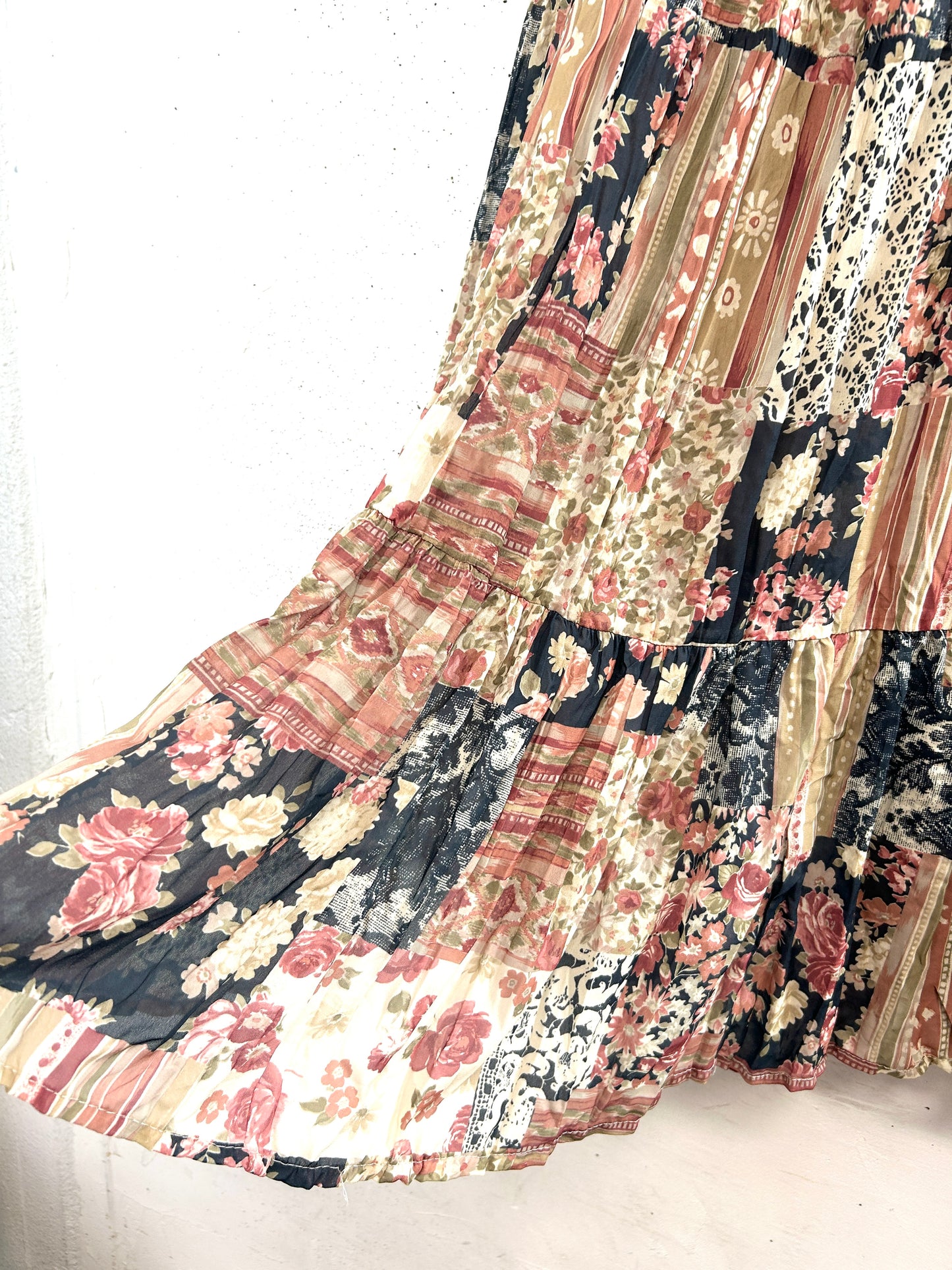 Vintage Tiered Skirt  [E32467]