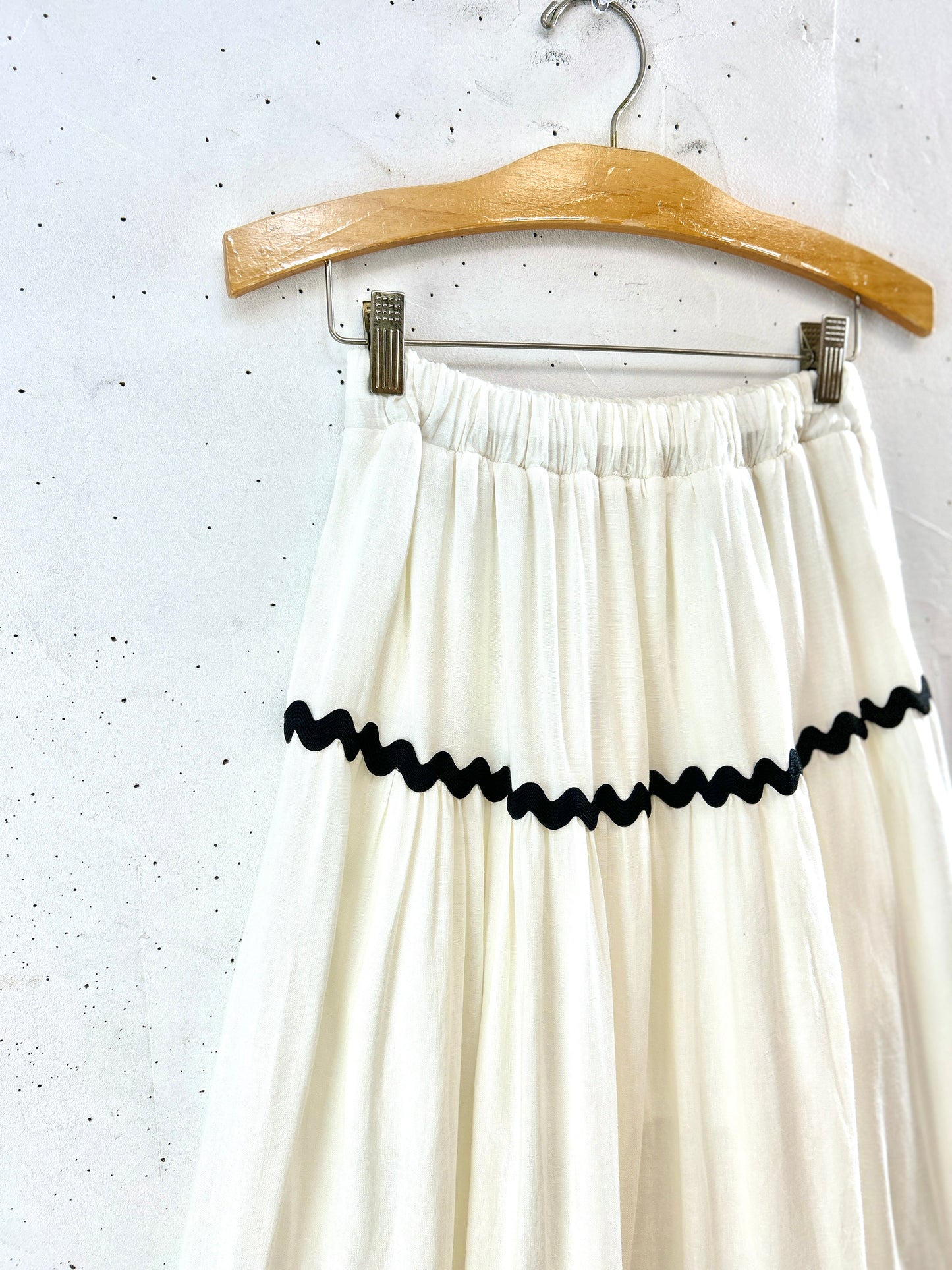 Vintage White Skirt [K30912]