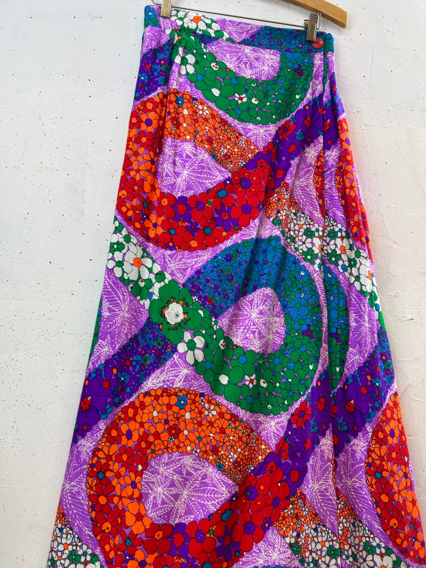 ’70s Vintage flower Skirt [I30290]