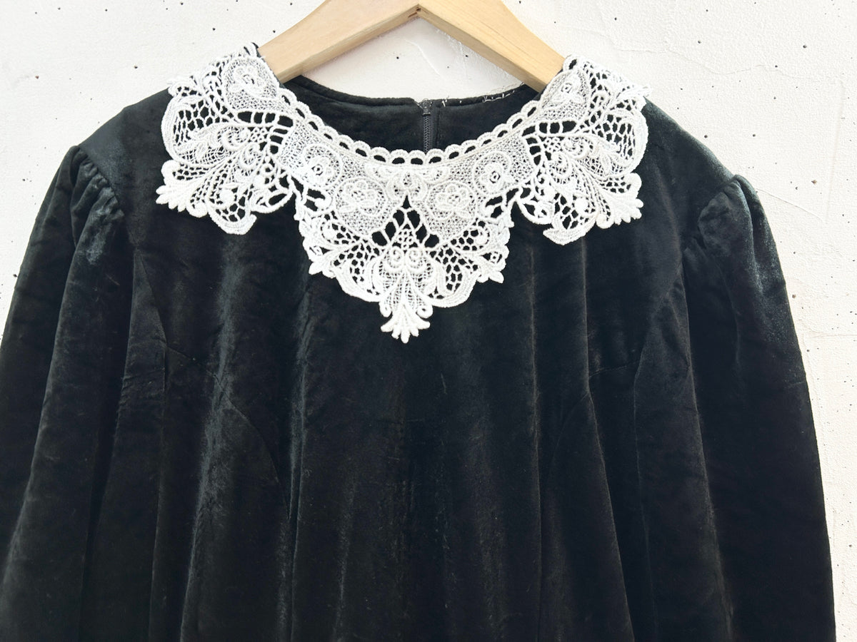 Vintage Velours Dress〜MADE IN USA〜 [J32454]