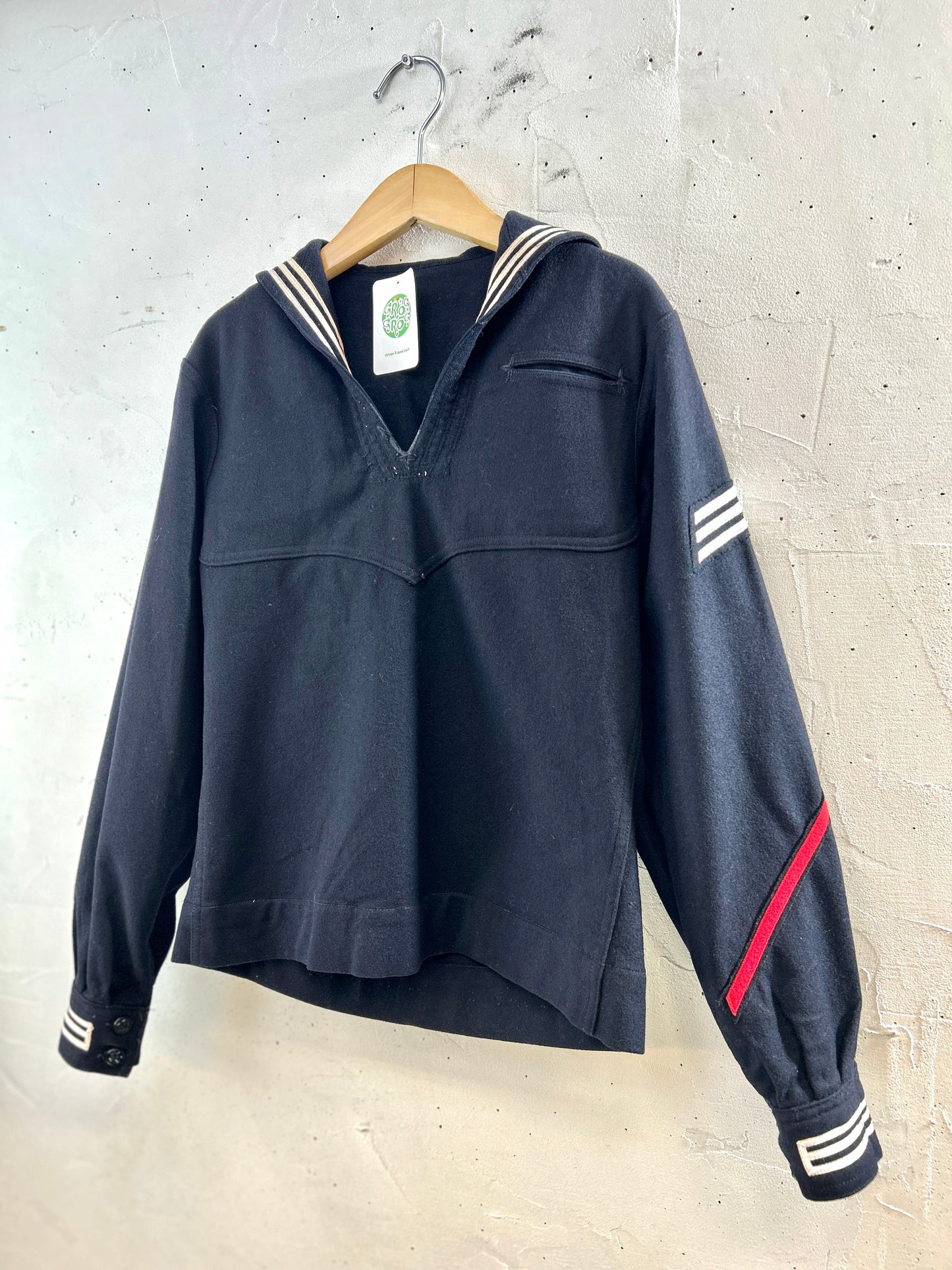 '50s-'60s Vintage U.S.NAVY Sailor Shirt [J30481]