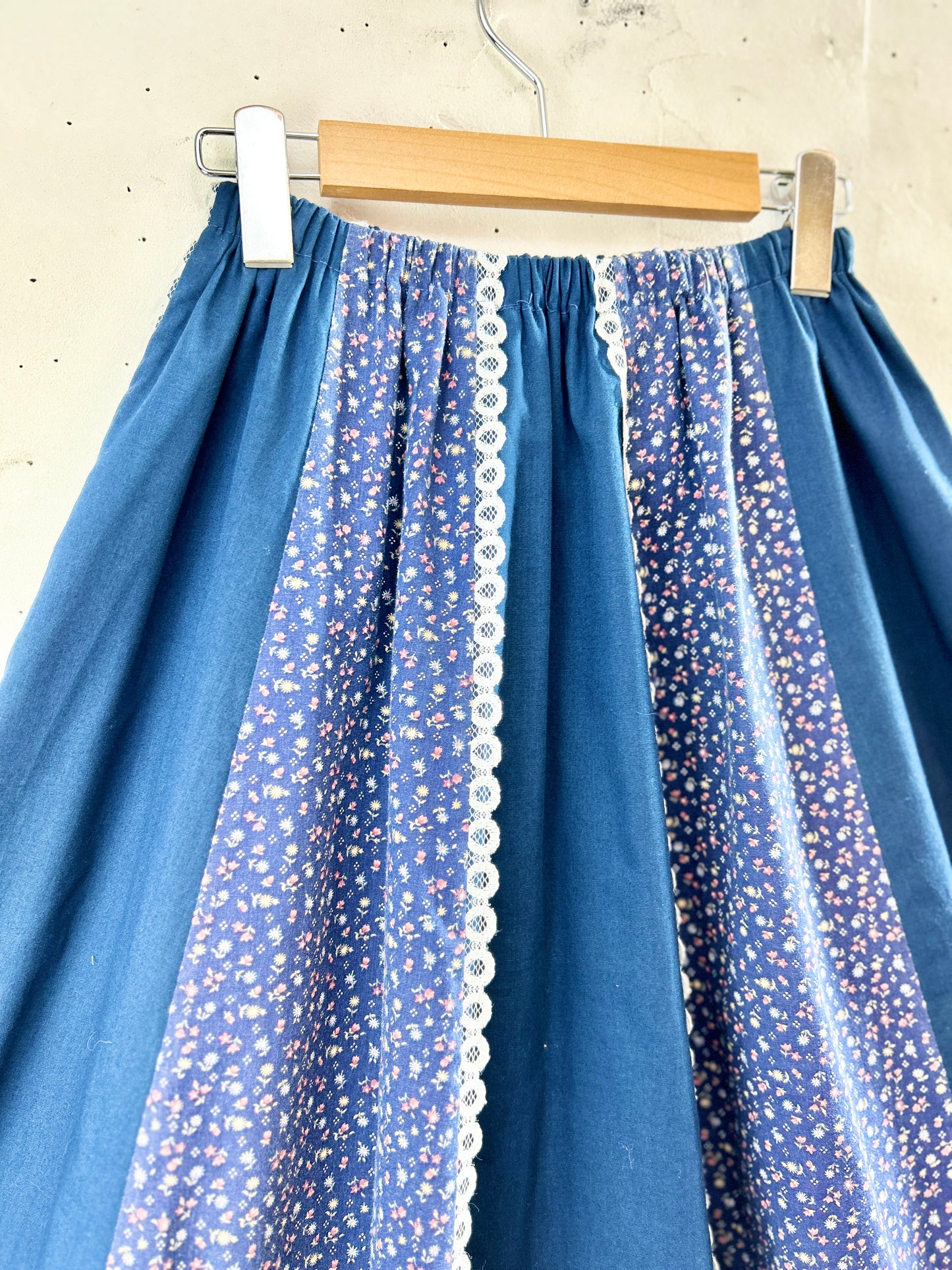 ’70s Patchwork Skirt Reversible [H30864]