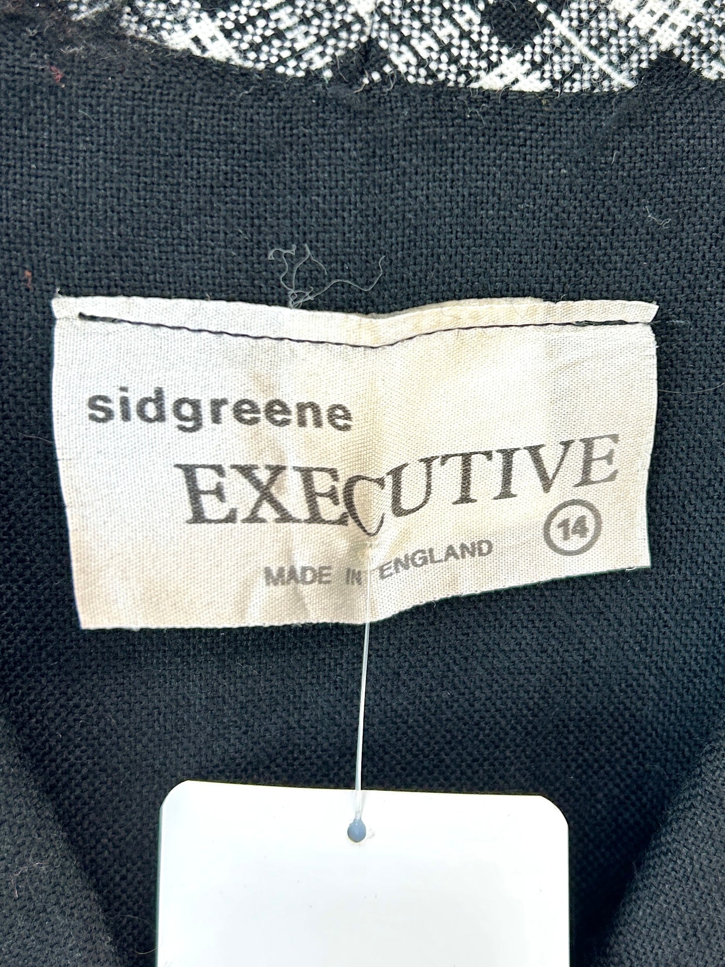 Vintage Plaid Dress MADE IN ENGLAND [J30651]