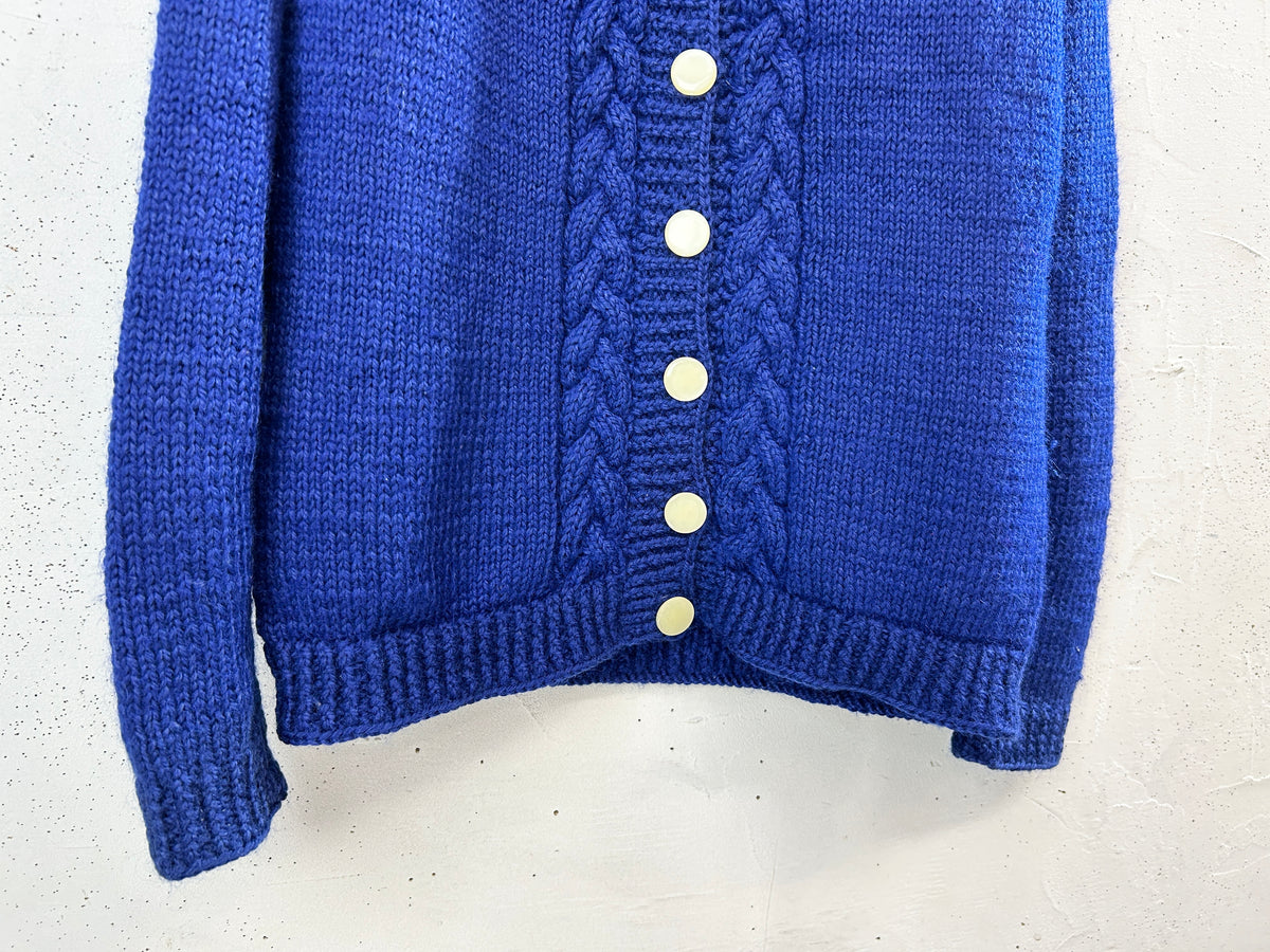 Vintage Hand Knit Cardigan [I33996]