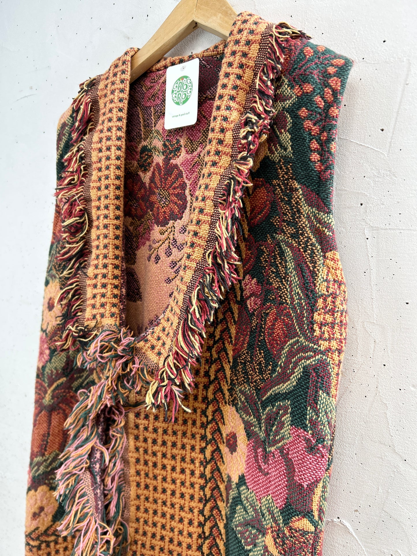 Vintage Rug Vest [A31328]