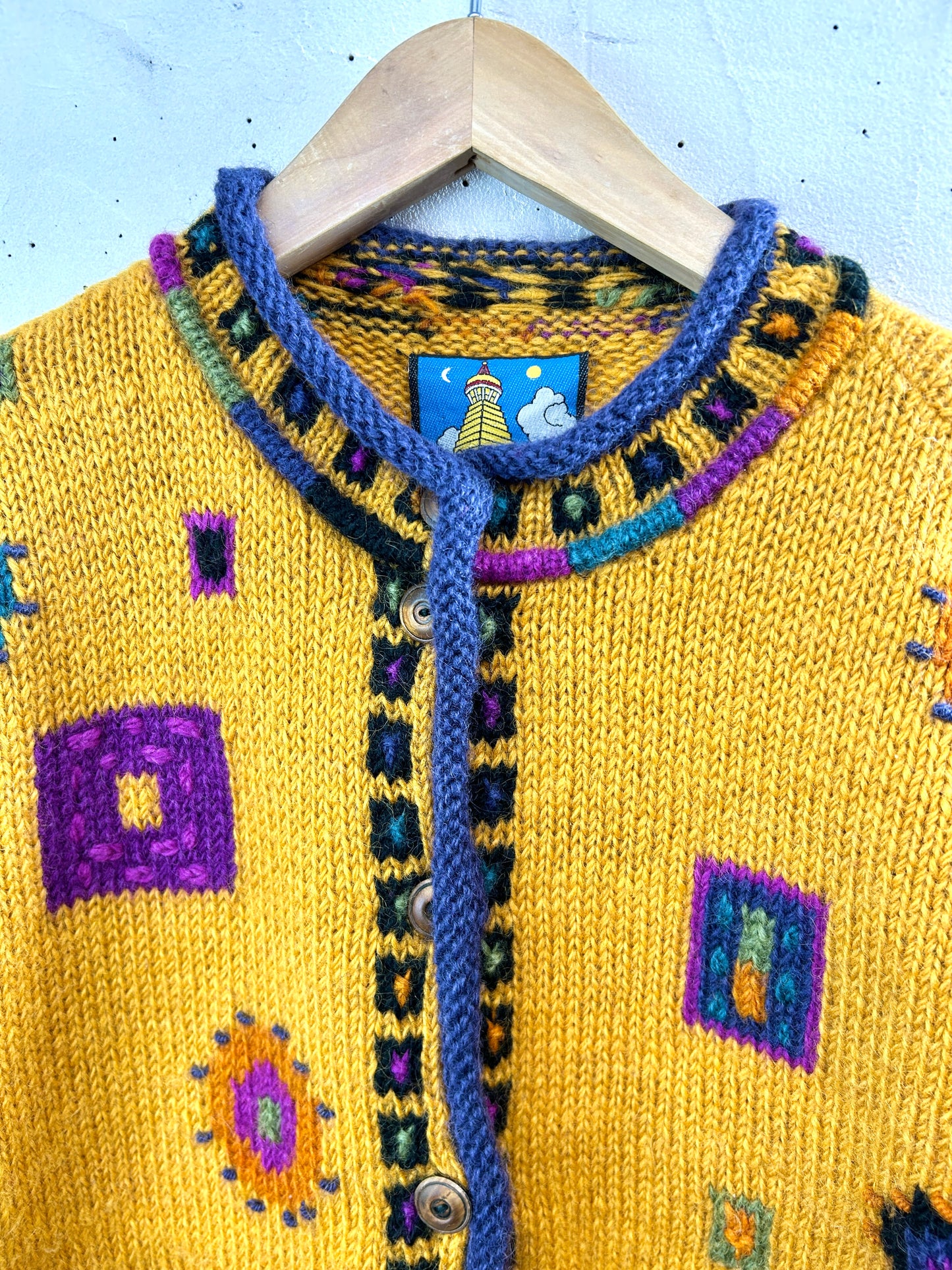 Vintage Hand Knit Cardigan [L31063]