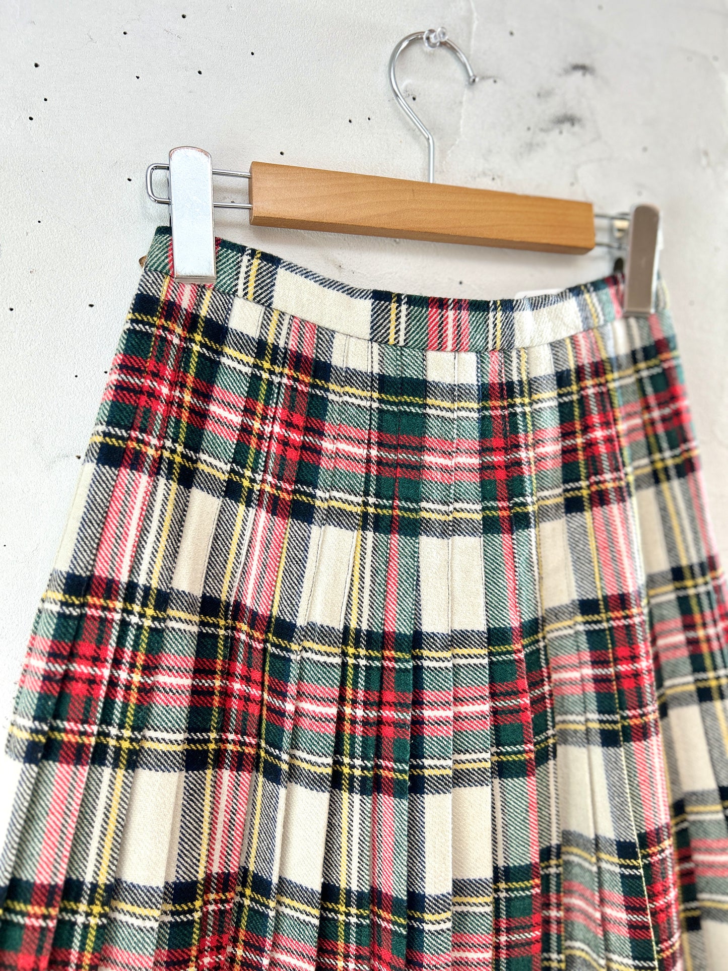 Vintage Plaid Skirt 〜MATTHEW ROYCE〜 MADE IN ENGLAND [J30484]