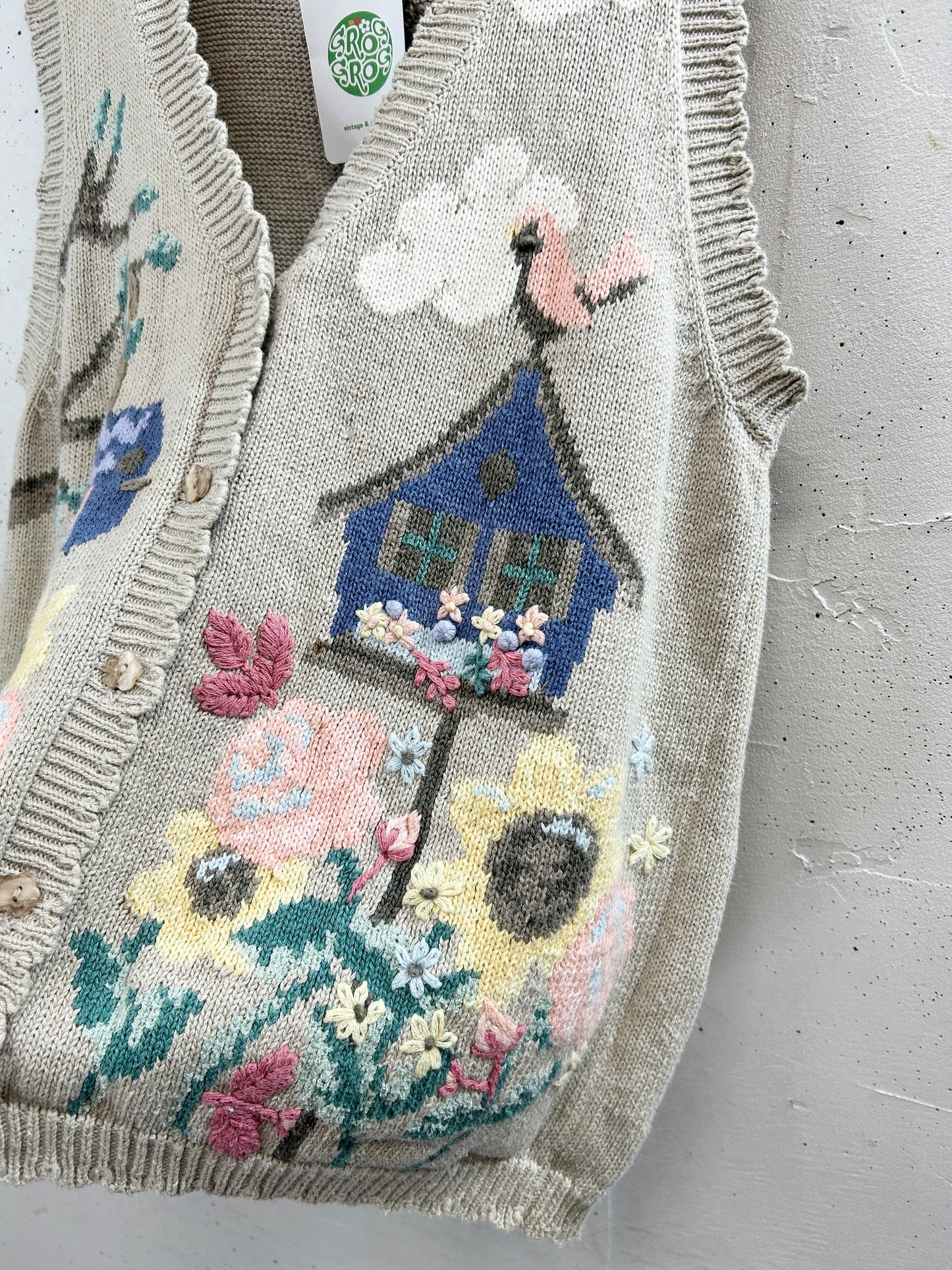 Vintage Knit Vest [A31390]