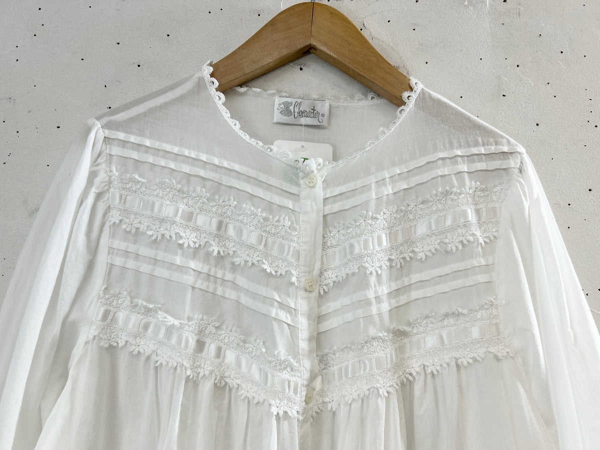 Vintage White Dress [I33684]
