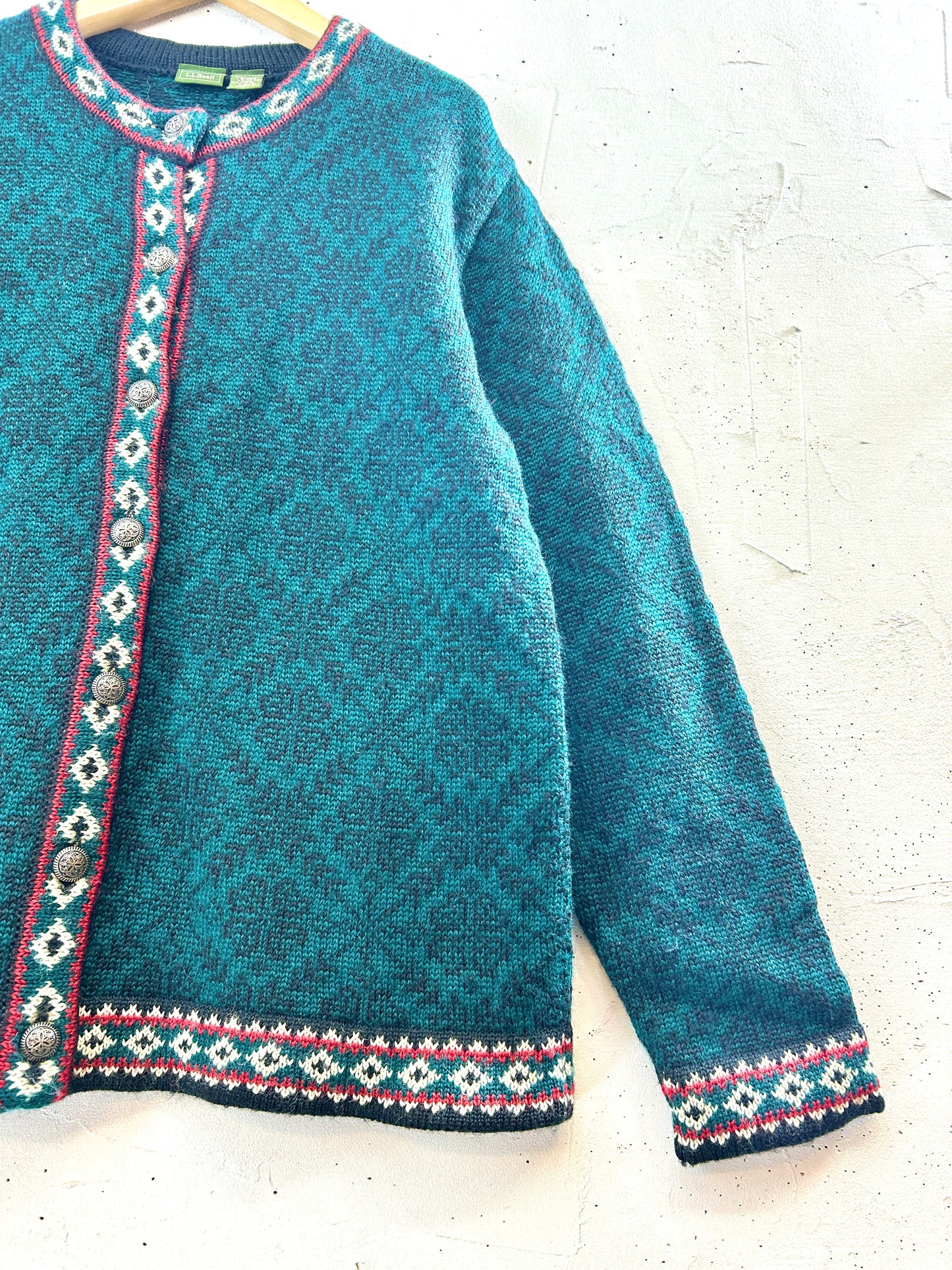 Nordic Knit Cardigan 〜L.L.Bean〜 [I30336]