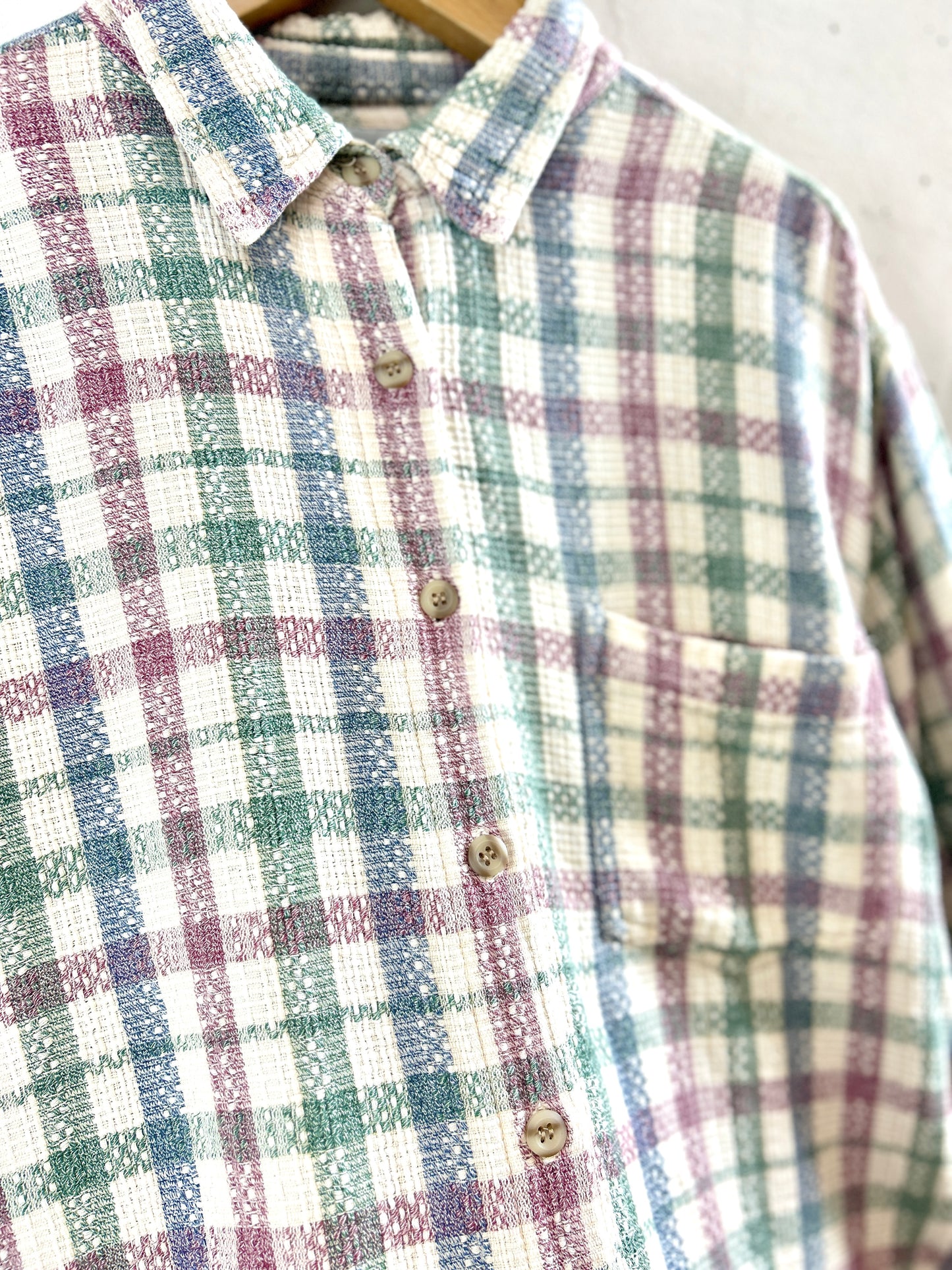 Vintage Plaid Shirt  [J30590]