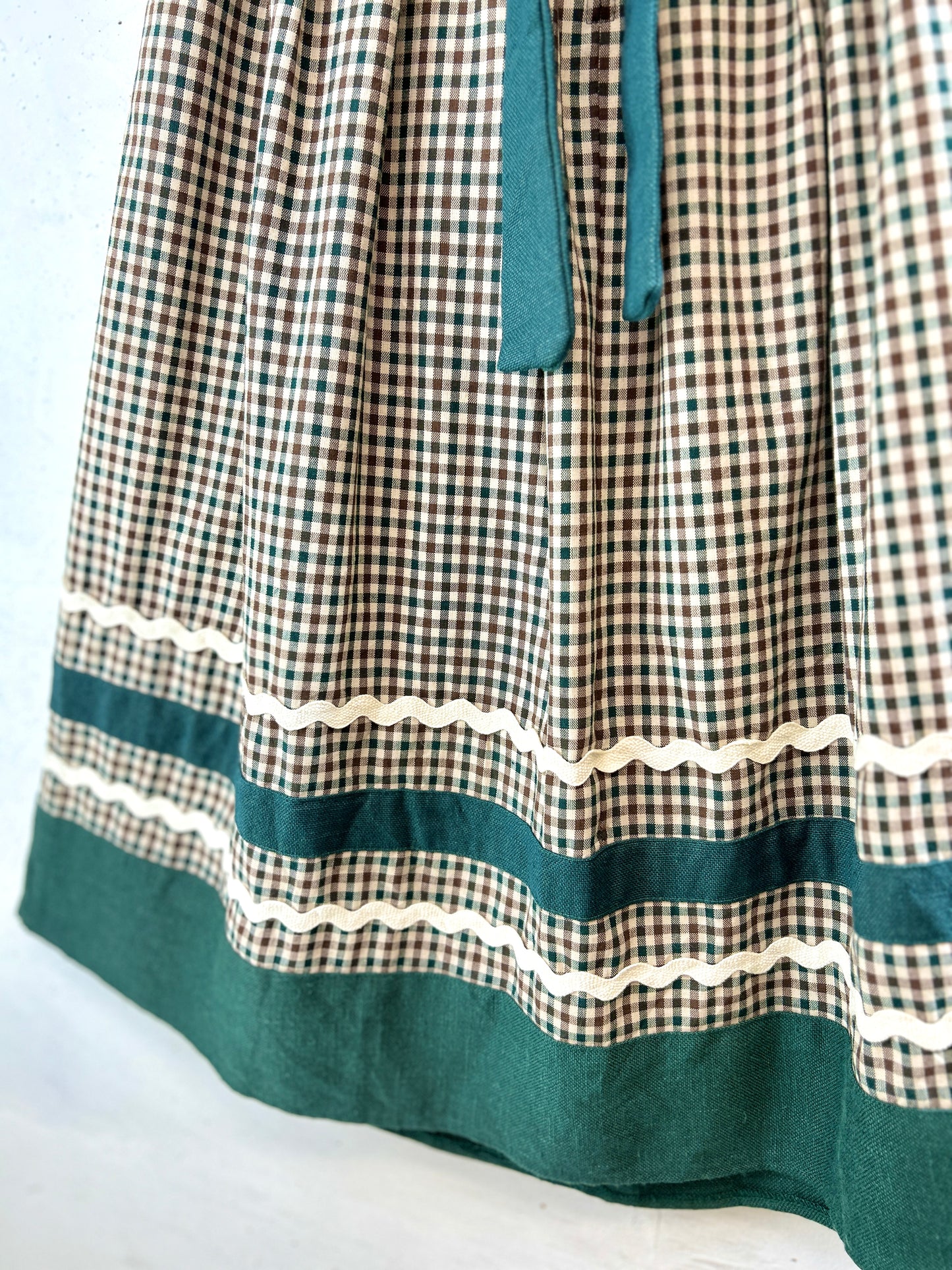 Vintage Plaid Skirt [K30889]