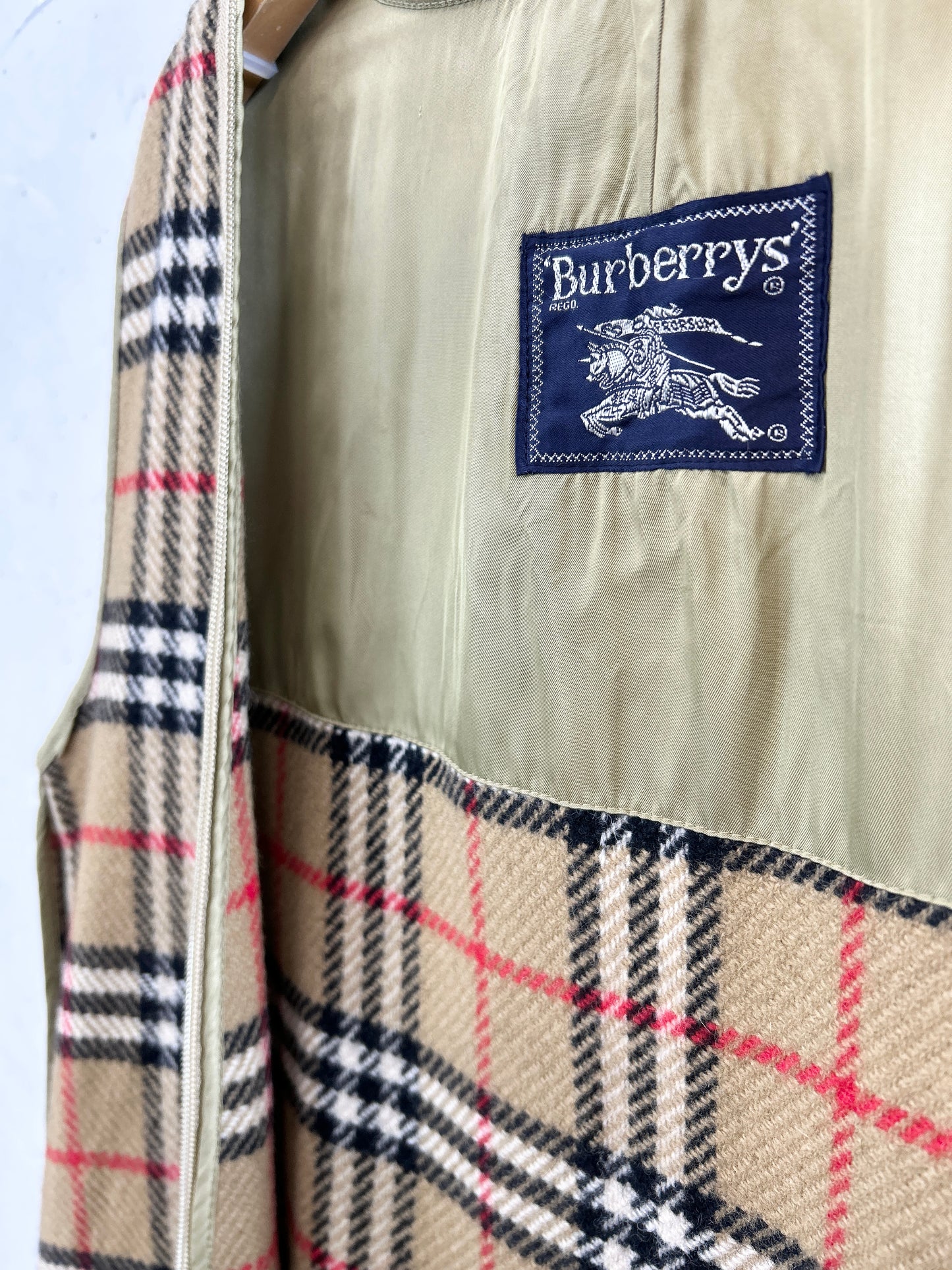 Vintage Liner Vest 〜Burberry‘s〜 [L31046]