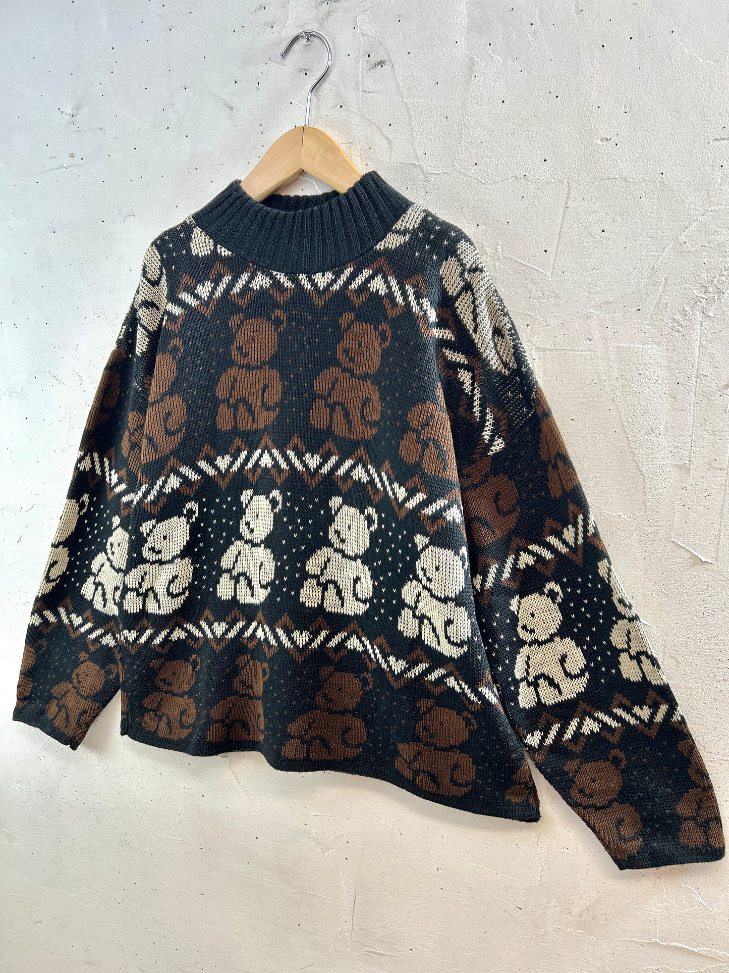 Vintage Fancy Knit Sweater 〜SEPARATE ISSUE〜 Made in USA [K30834]