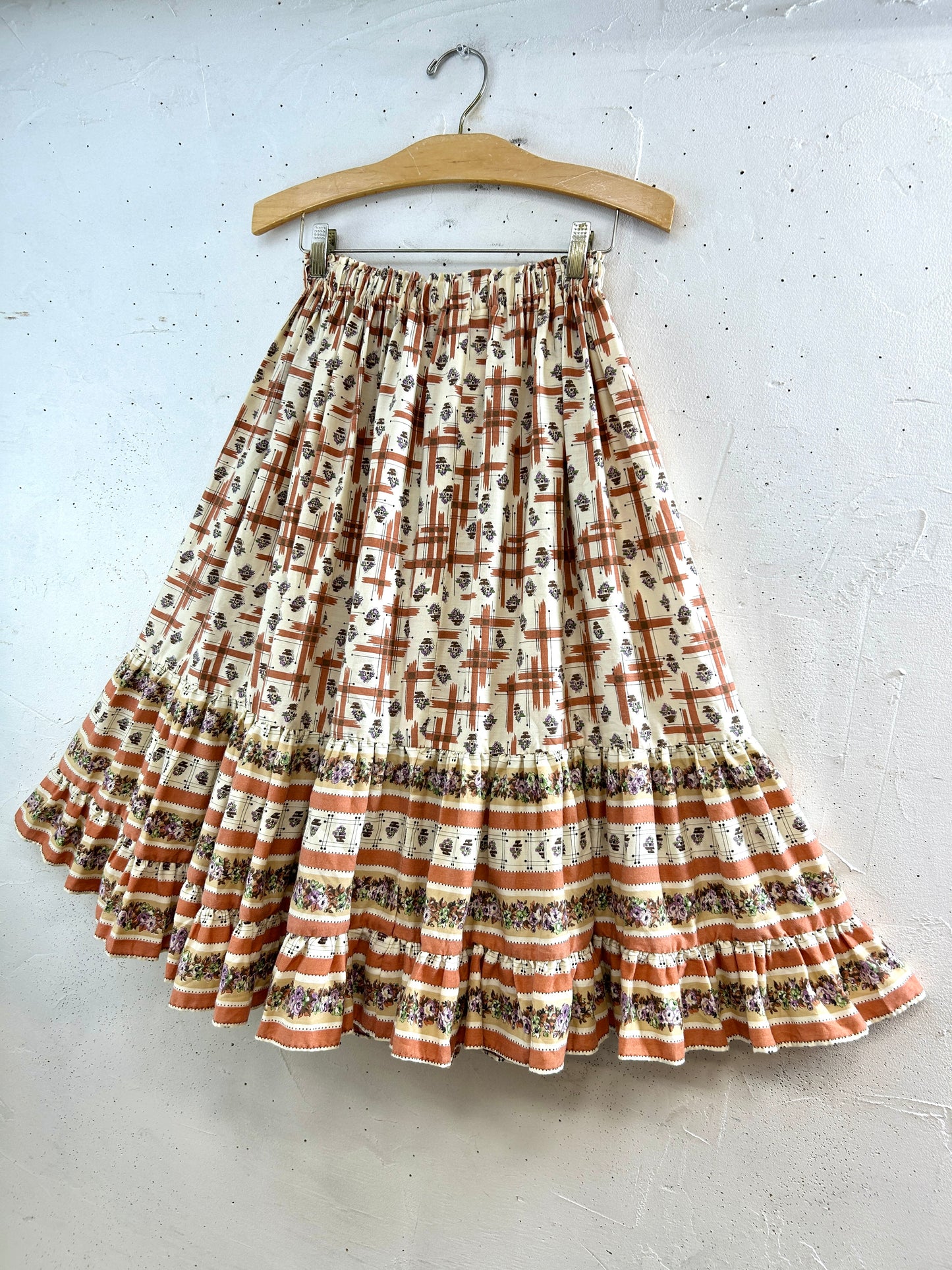 Vintage Tired Skirt  [F32878]