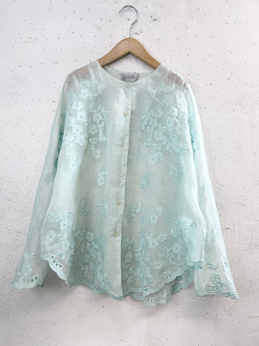 Vintage Sheer Shirt Jacket [H33473]