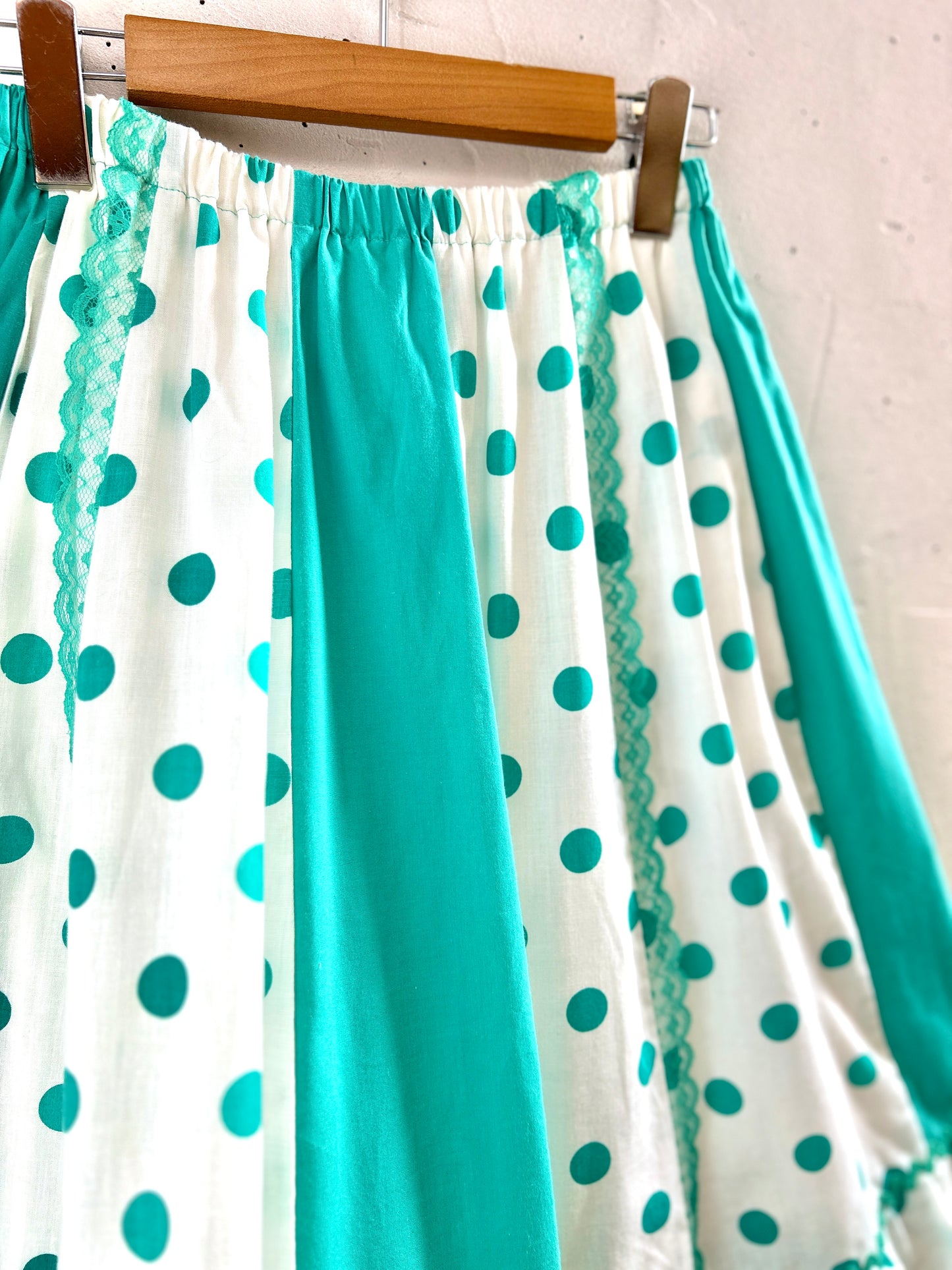 Vintage Tiered Skirt Made In USA  [H30824]