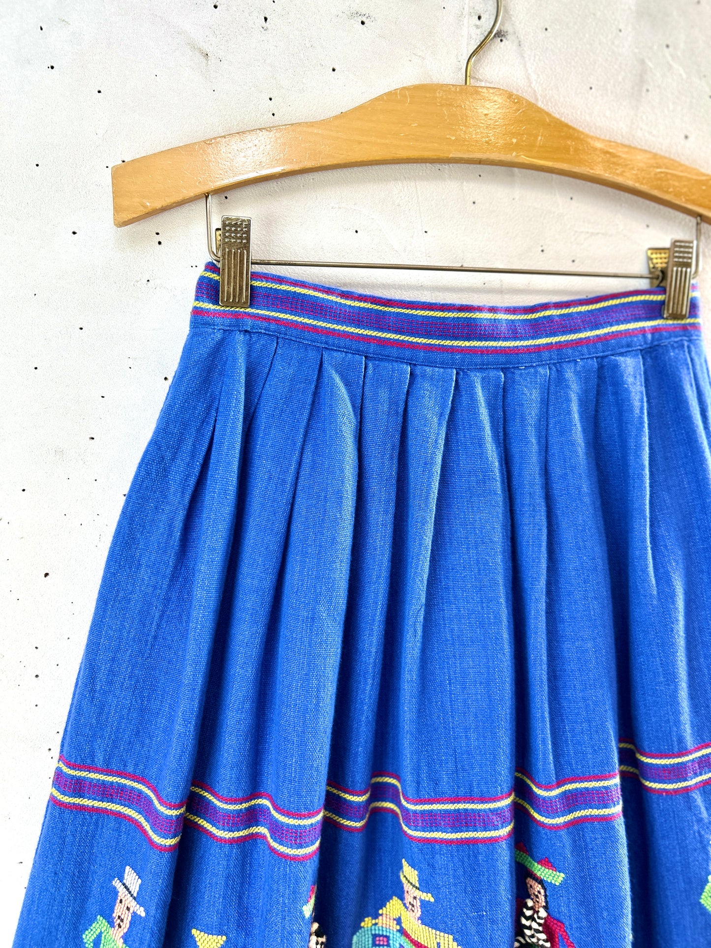 Vintage Guatemala Embroidery Skirt [H30814]