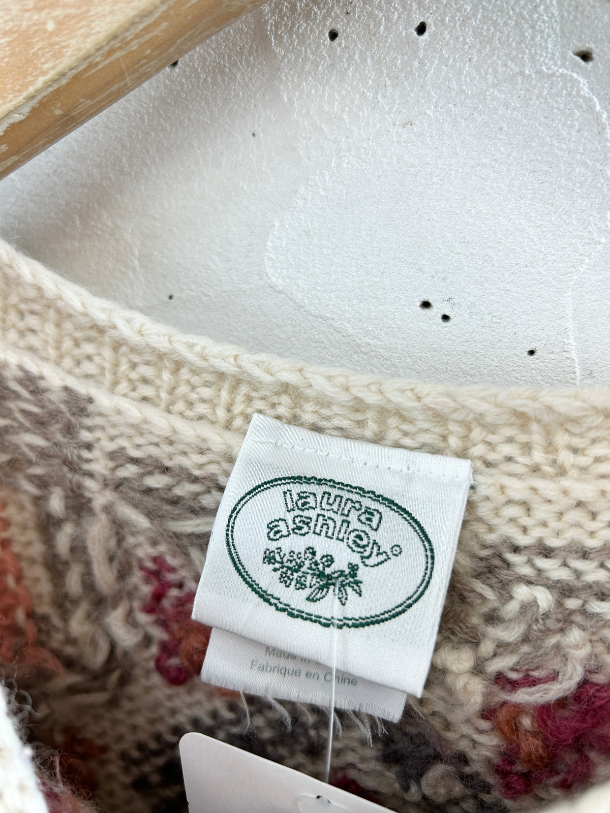Vintage Knit Sweater 〜Laura Ashley〜 [I33945]