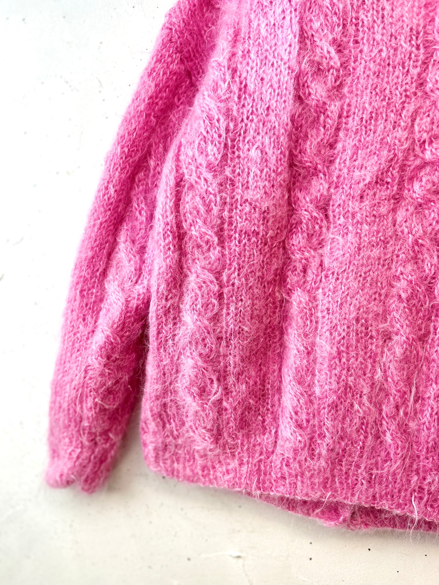 Vintage Mohair Knit Cardigan [K30739]