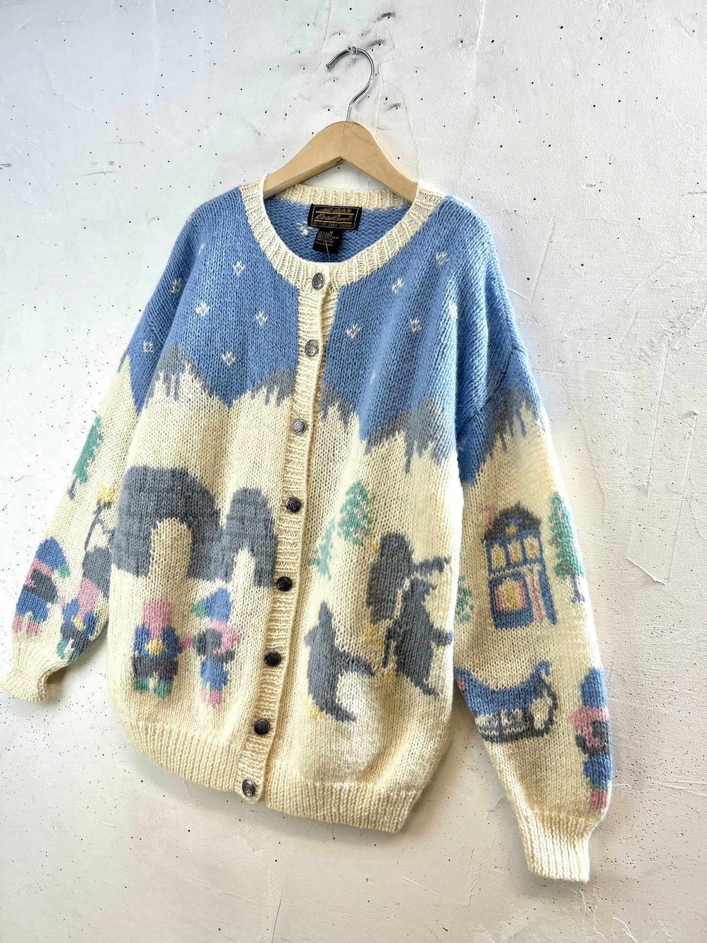 Vintage Hand Knit Cardigan [J30644]