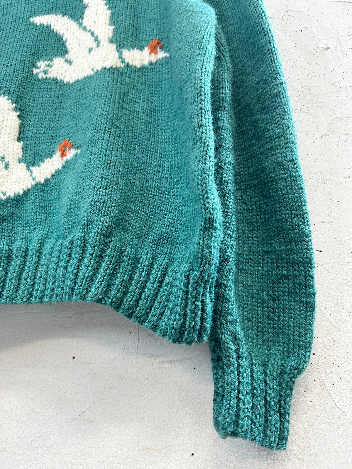 Vintage Hand Knit Cardigan  [J34206]