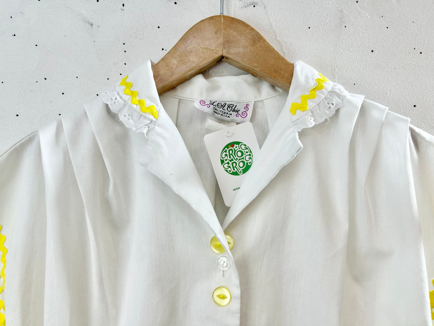 Vintage Blouse MADE IN USA [G30663]