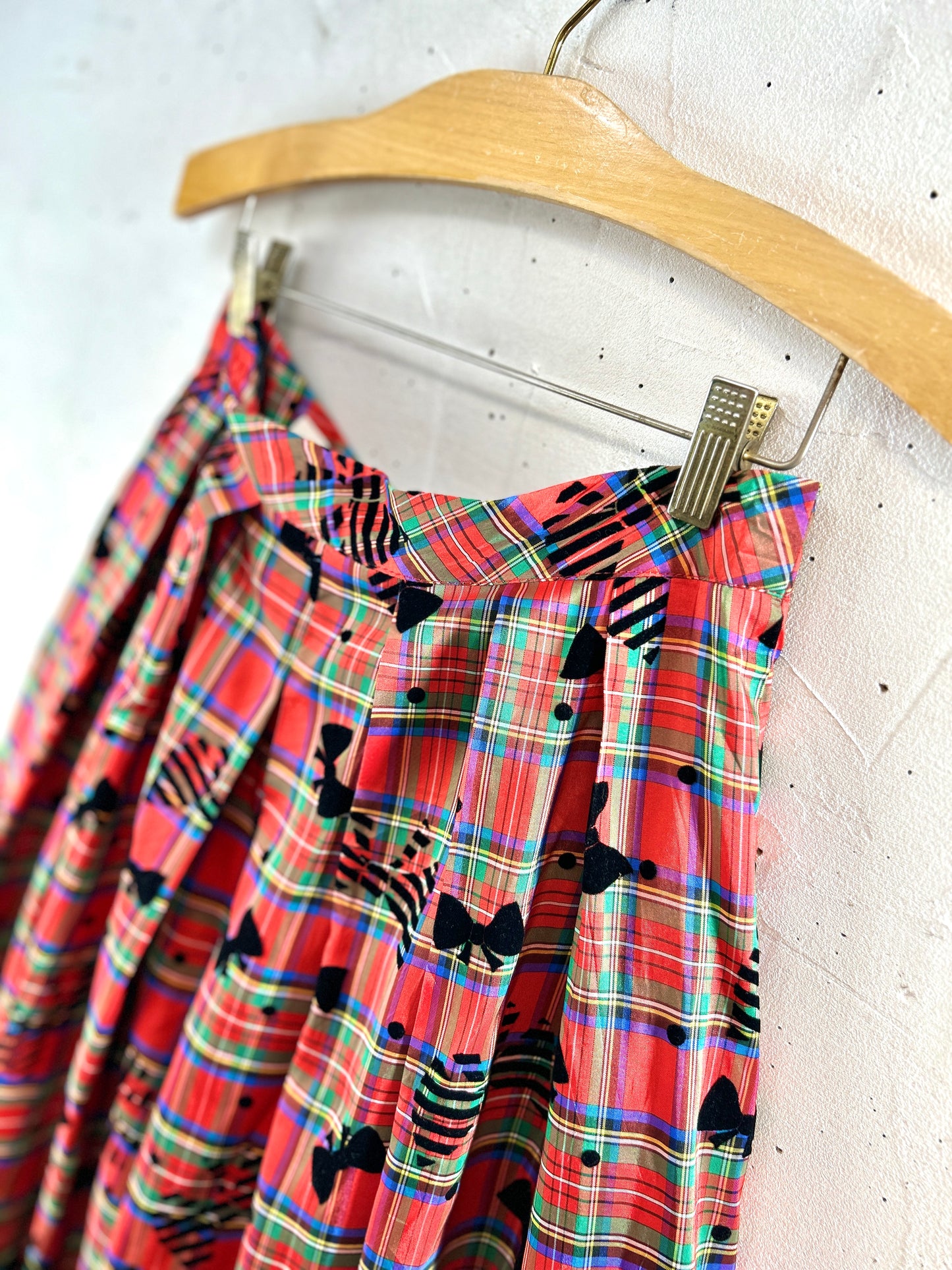 Vintage Plaid Skirt [I30106]