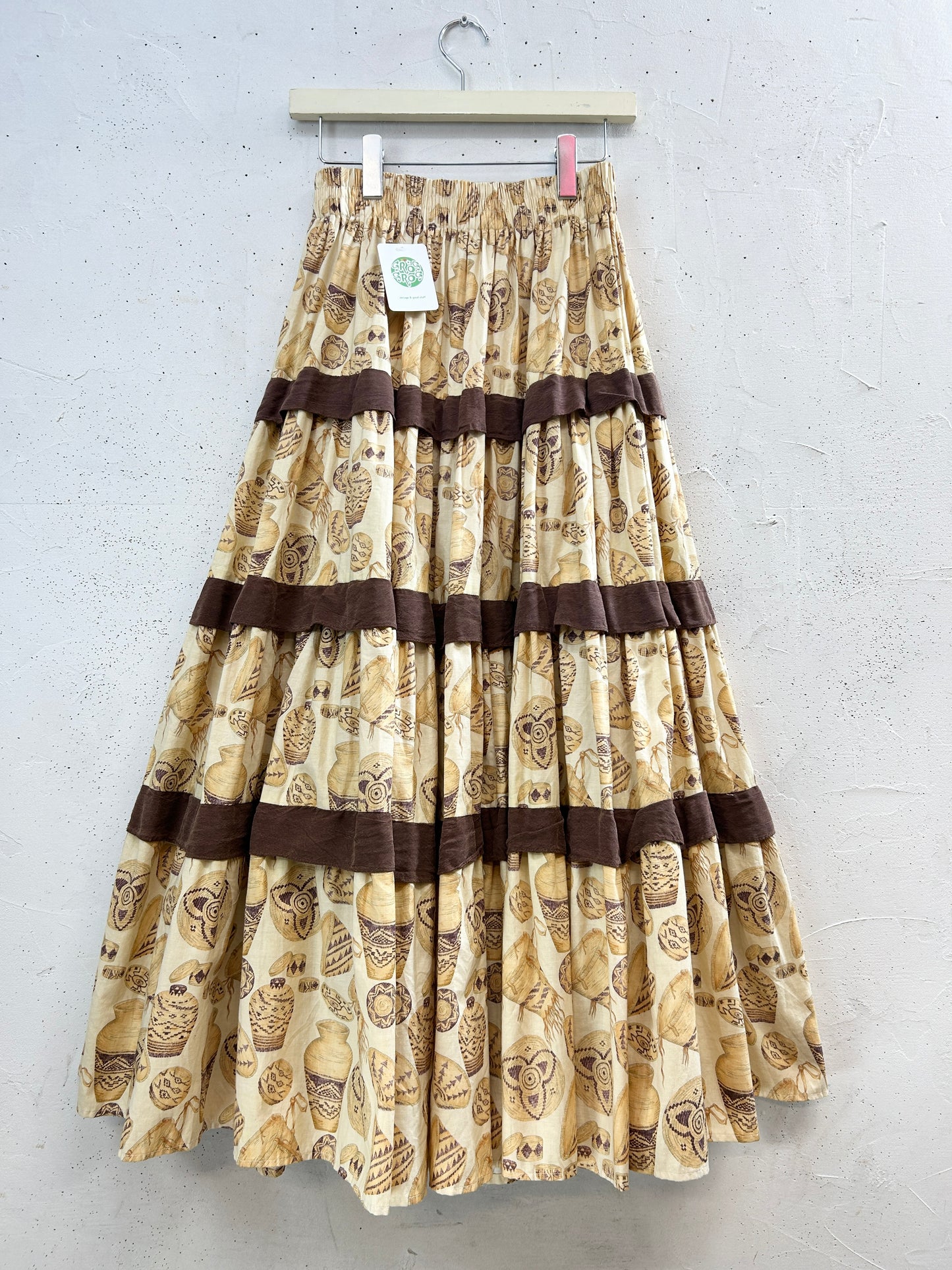 Vintage Tiered Skirt 〜LONGHORN〜 [G33281]