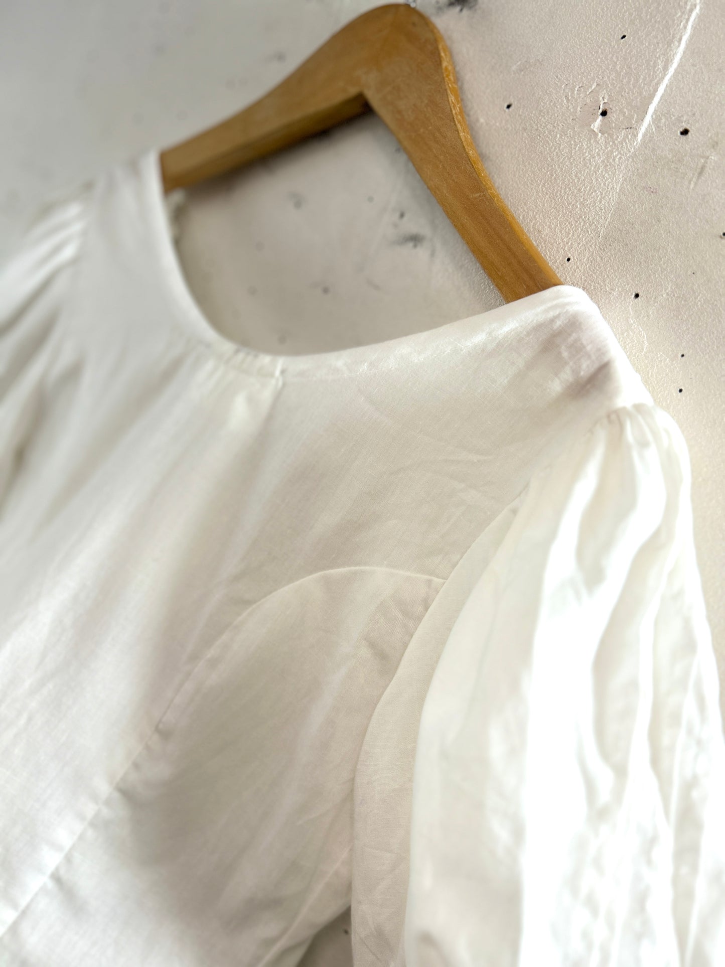 '70sVintage White Blouse 〜GUNNIES〜 [A31323]