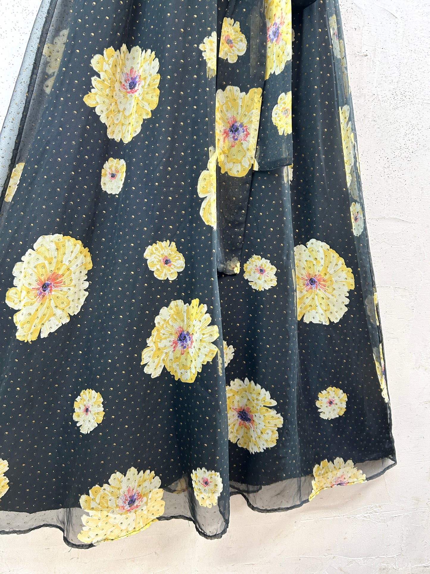 ’70s Vintage Flower Dress [H33675]