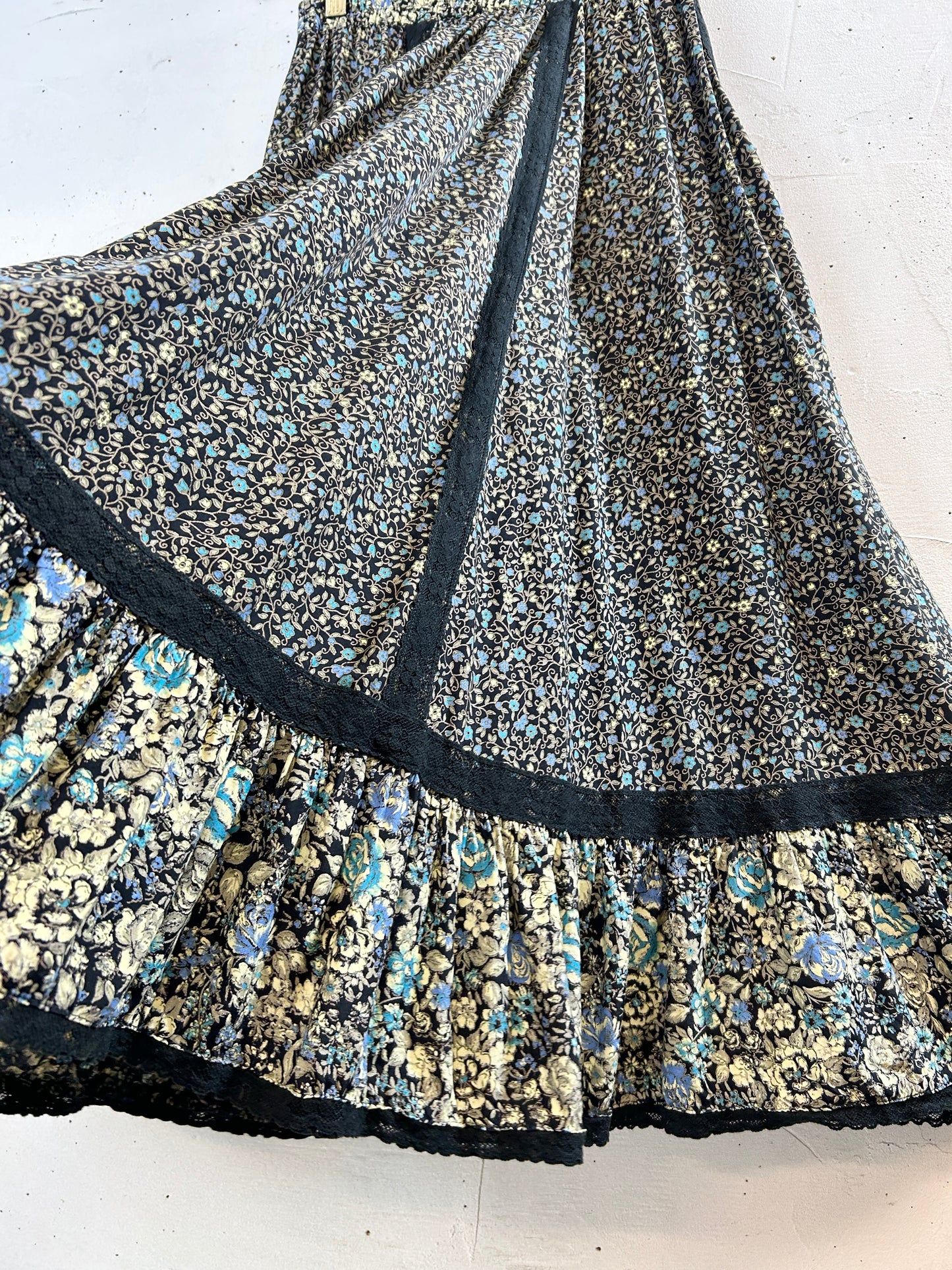 Vintage  Flower Skirt [H30950]