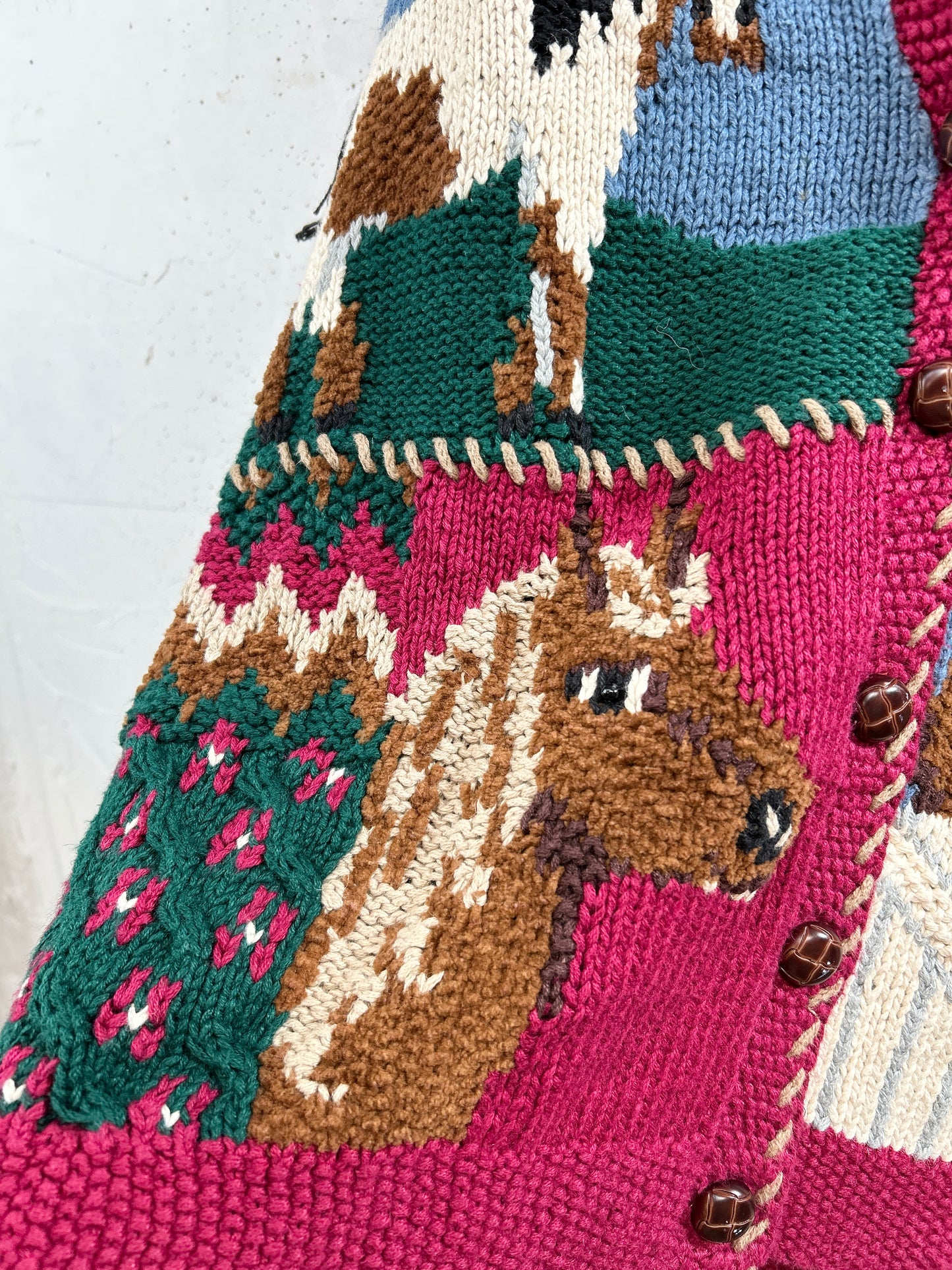 Vintage Cotton  Knit Cardigan [B31485]