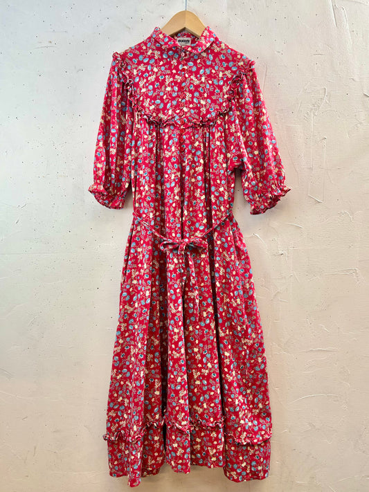 Vintage Flower Dress [G30807]