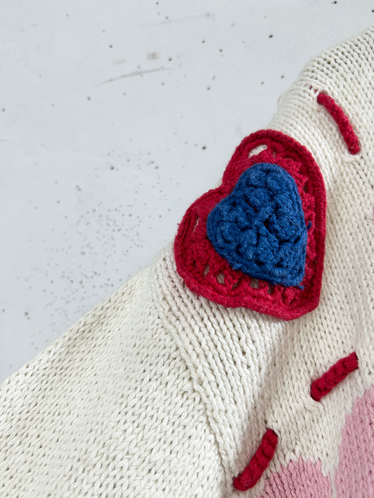 Vintage Cotton Knit Cardigan  [I33912]
