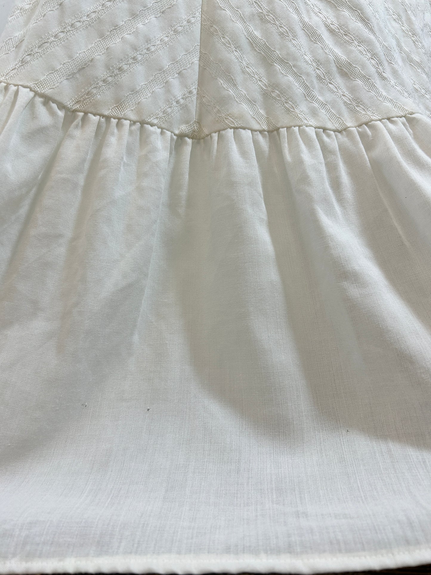 Vintage White Lace Dress [K30818]